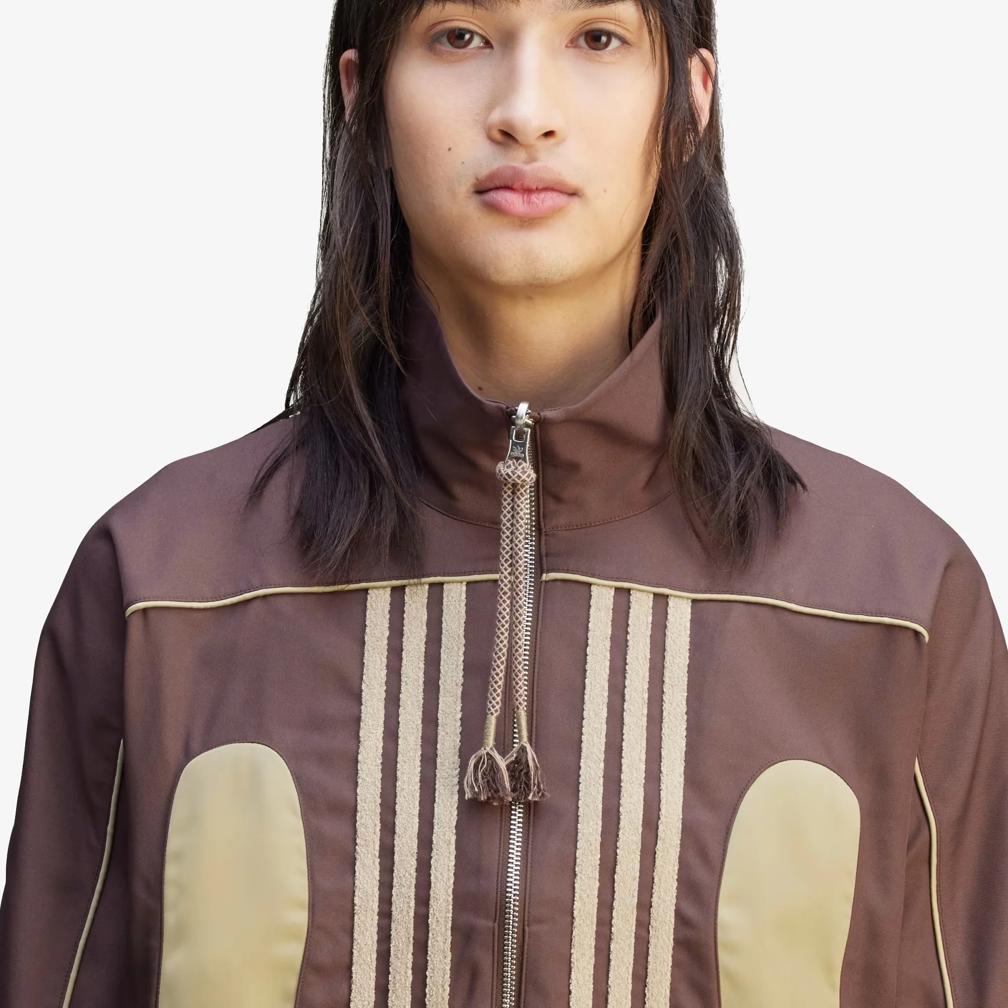 ADIDAS ORIGINALS | SONG FOR THE MUTE SPRING WOVEN JACKET { BROWN - Image 4
