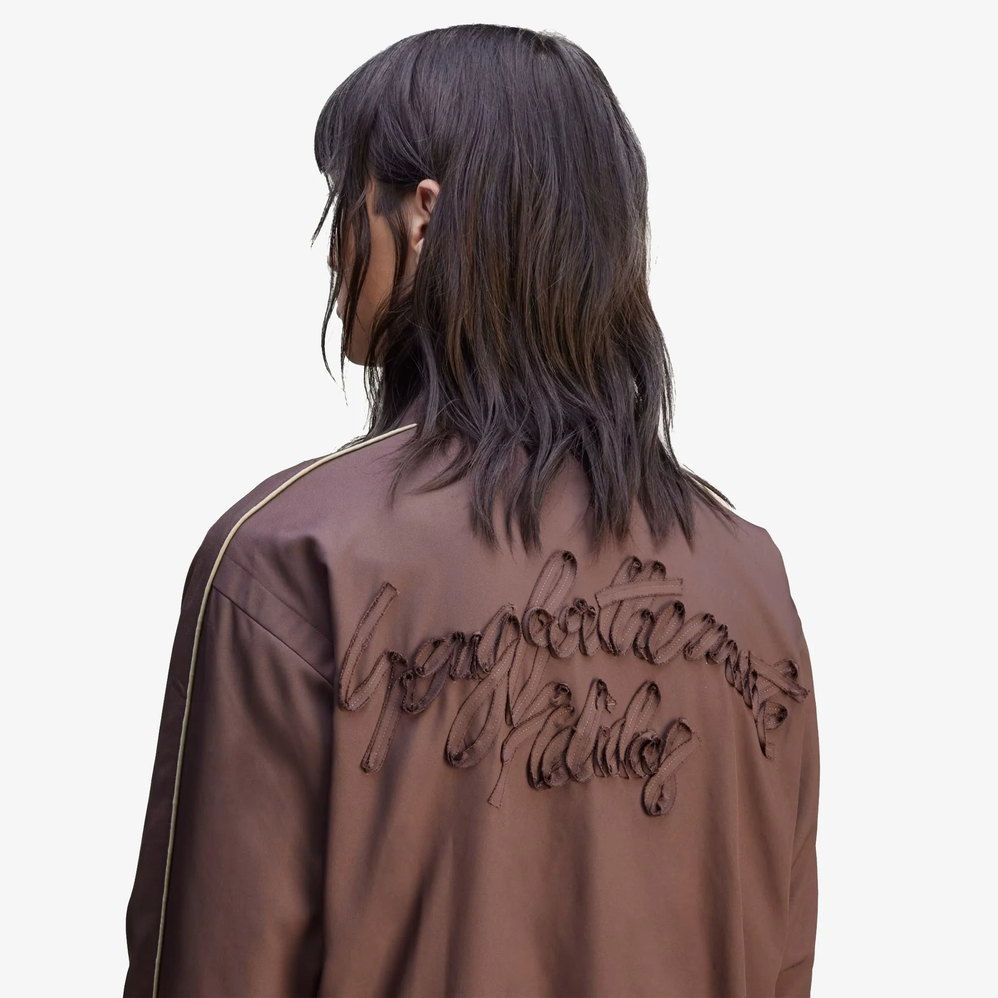 ADIDAS ORIGINALS | SONG FOR THE MUTE SPRING WOVEN JACKET { BROWN - Image 5