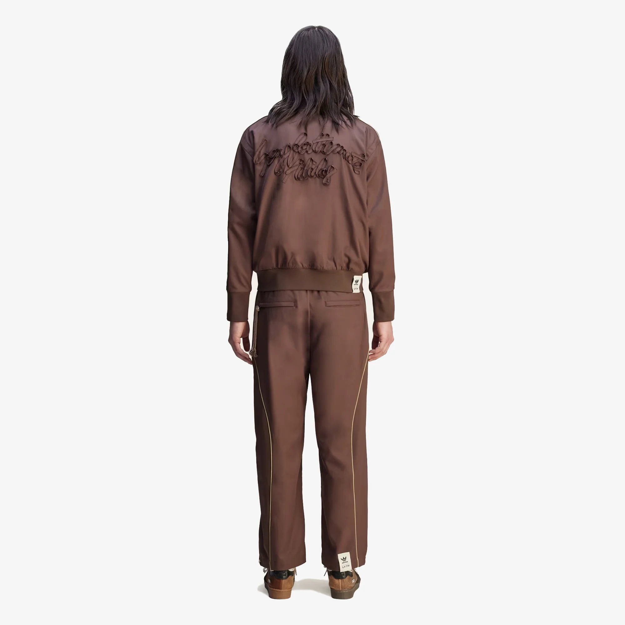 ADIDAS ORIGINALS | SONG FOR THE MUTE SPRING WOVEN JACKET { BROWN - Image 7