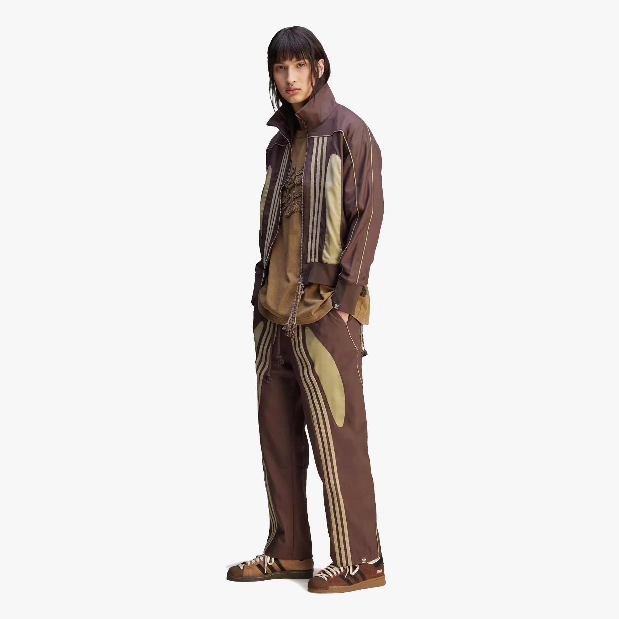 ADIDAS ORIGINALS | SONG FOR THE MUTE SPRING WOVEN JACKET { BROWN - Image 8
