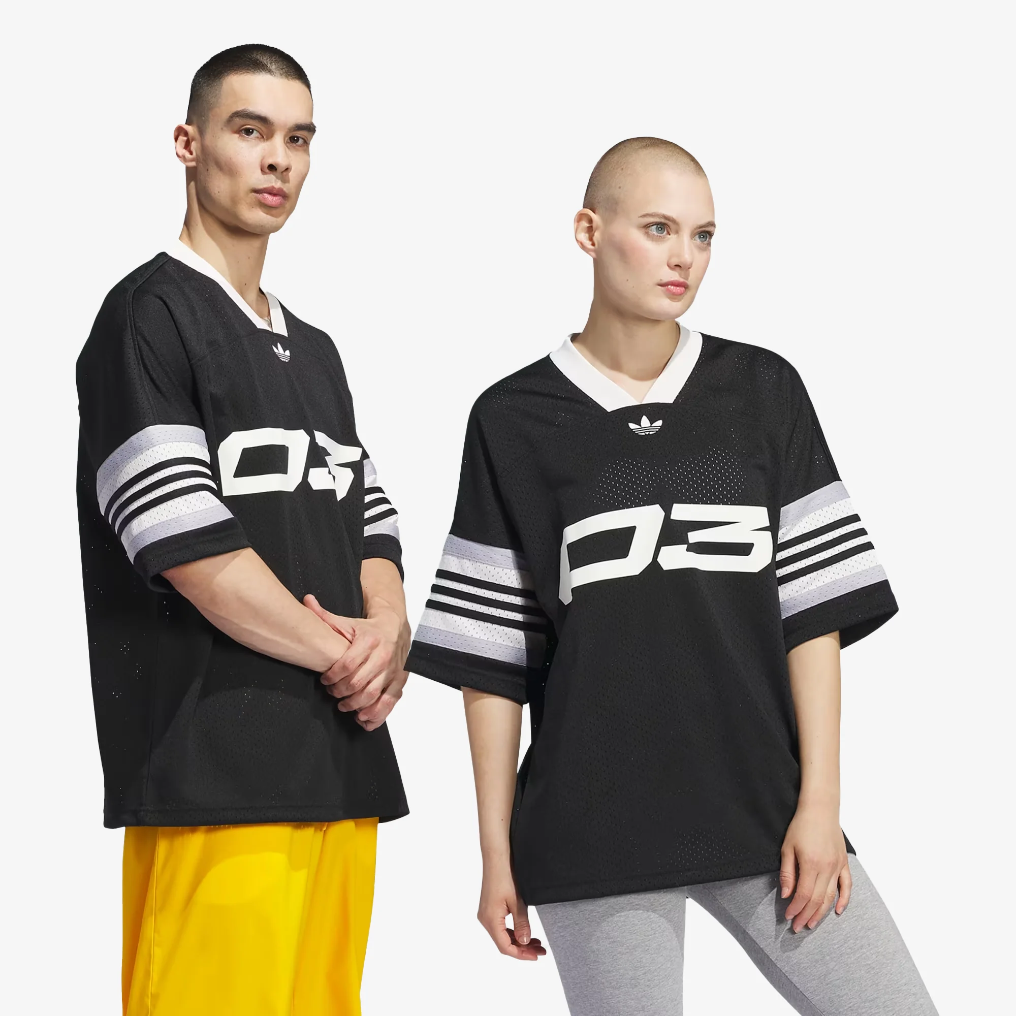 ADIDAS ORIGINALS | SPORT JERSEY { BLACK - Image 3