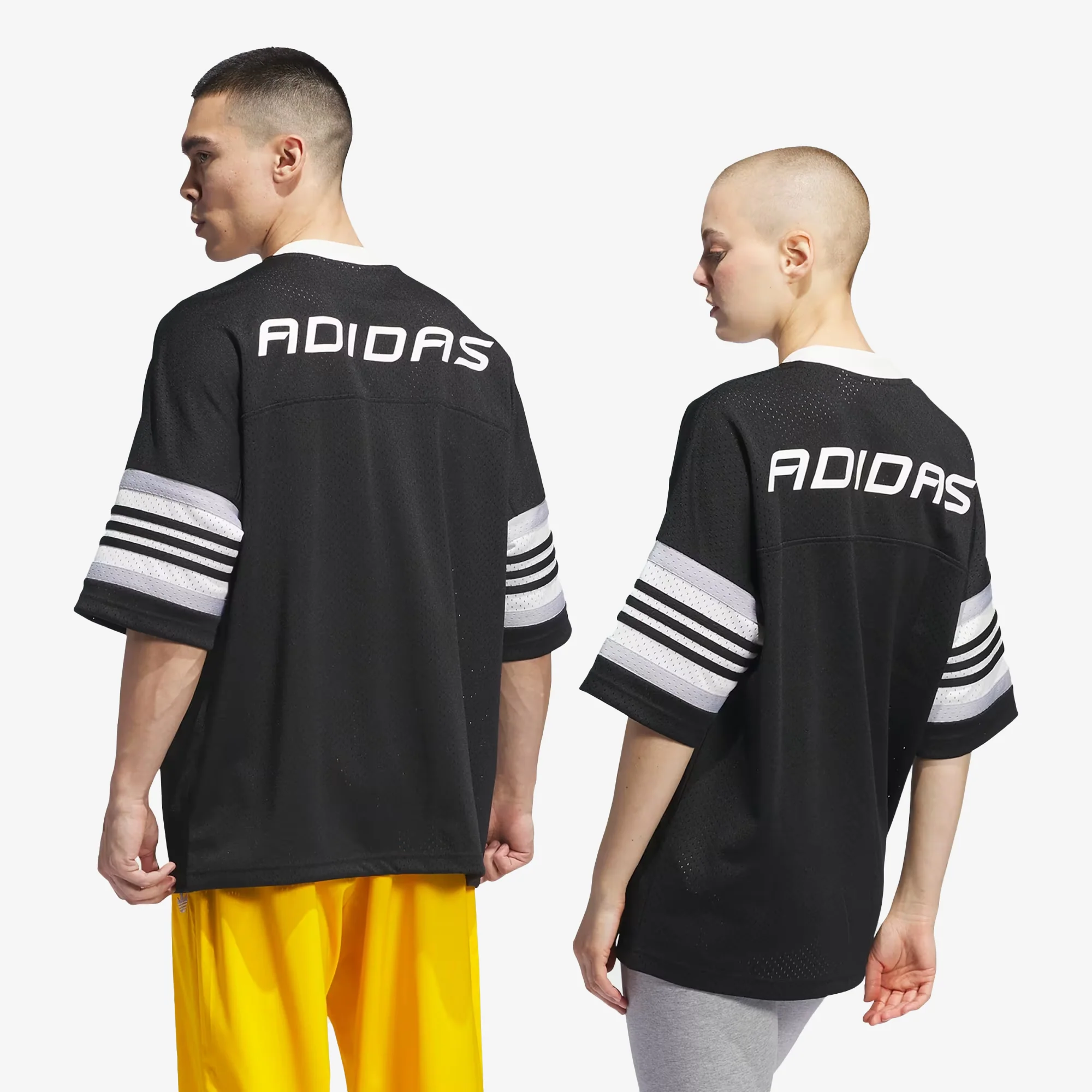 ADIDAS ORIGINALS | SPORT JERSEY { BLACK - Image 4