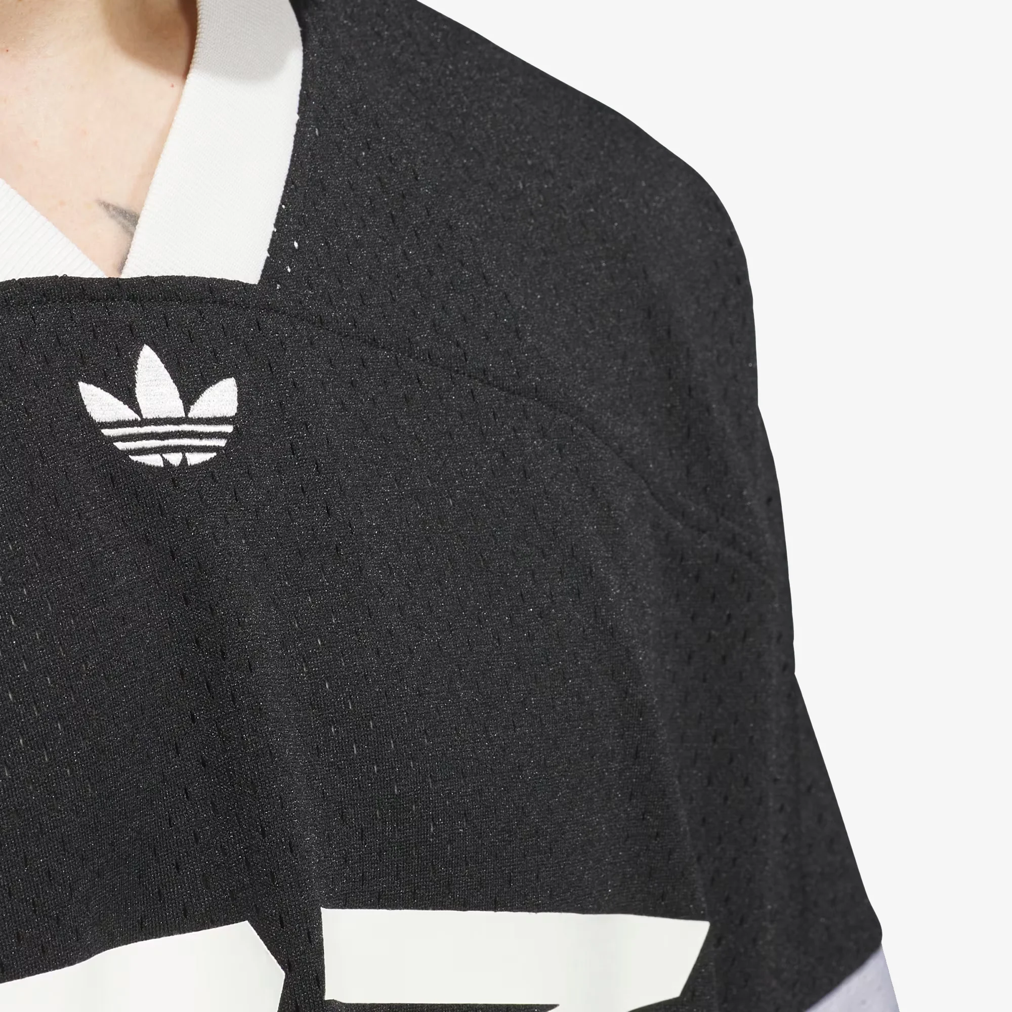 ADIDAS ORIGINALS | SPORT JERSEY { BLACK - Image 5