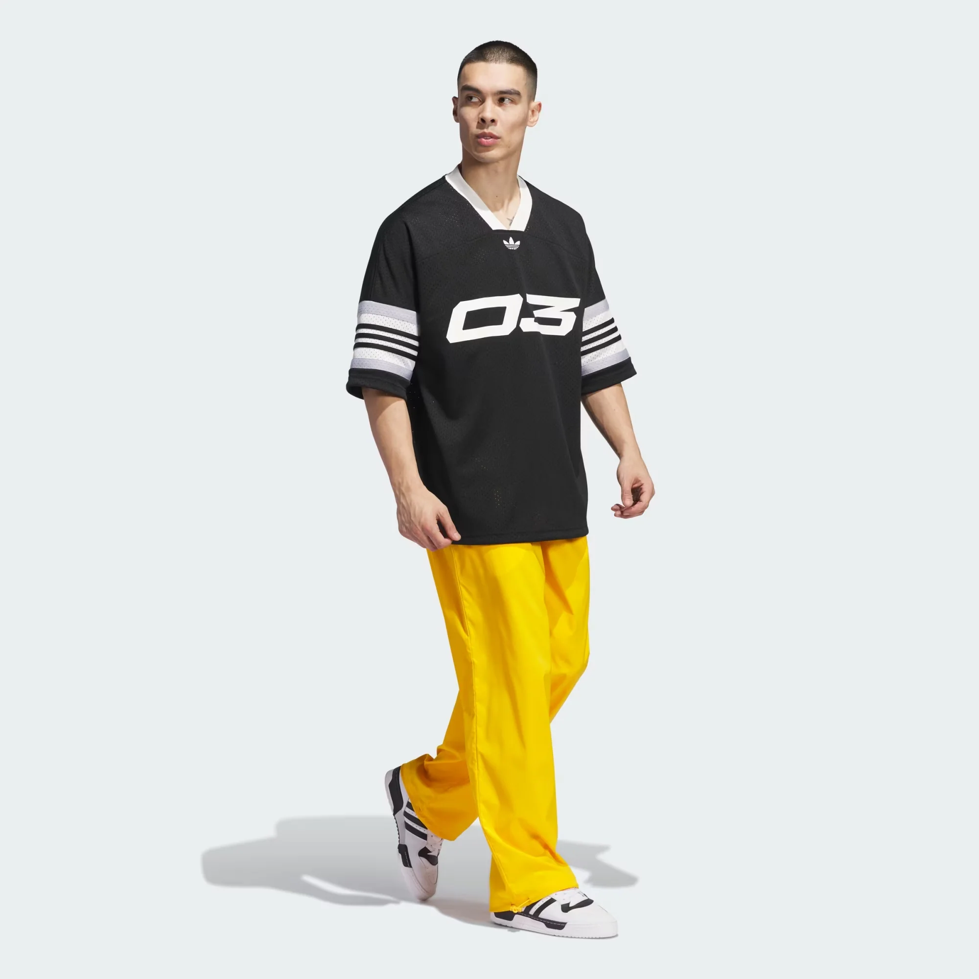 ADIDAS ORIGINALS | SPORT JERSEY { BLACK - Image 7