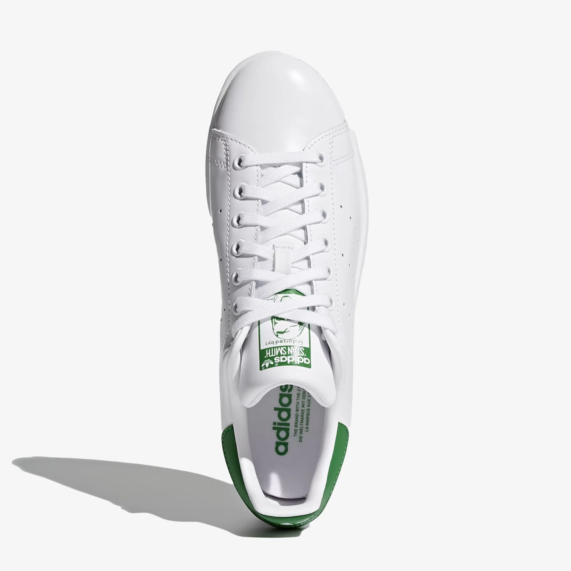 ADIDAS ORIGINALS | STAN SMITH { CLOUD WHITE/CORE WHITE/GREEN - Image 2