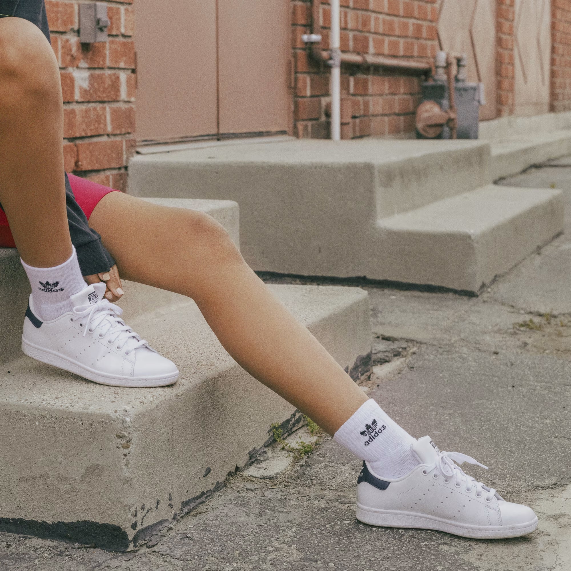 ADIDAS ORIGINALS | STAN SMITH { CLOUD WHITE/CORE WHITE/GREEN - Image 8