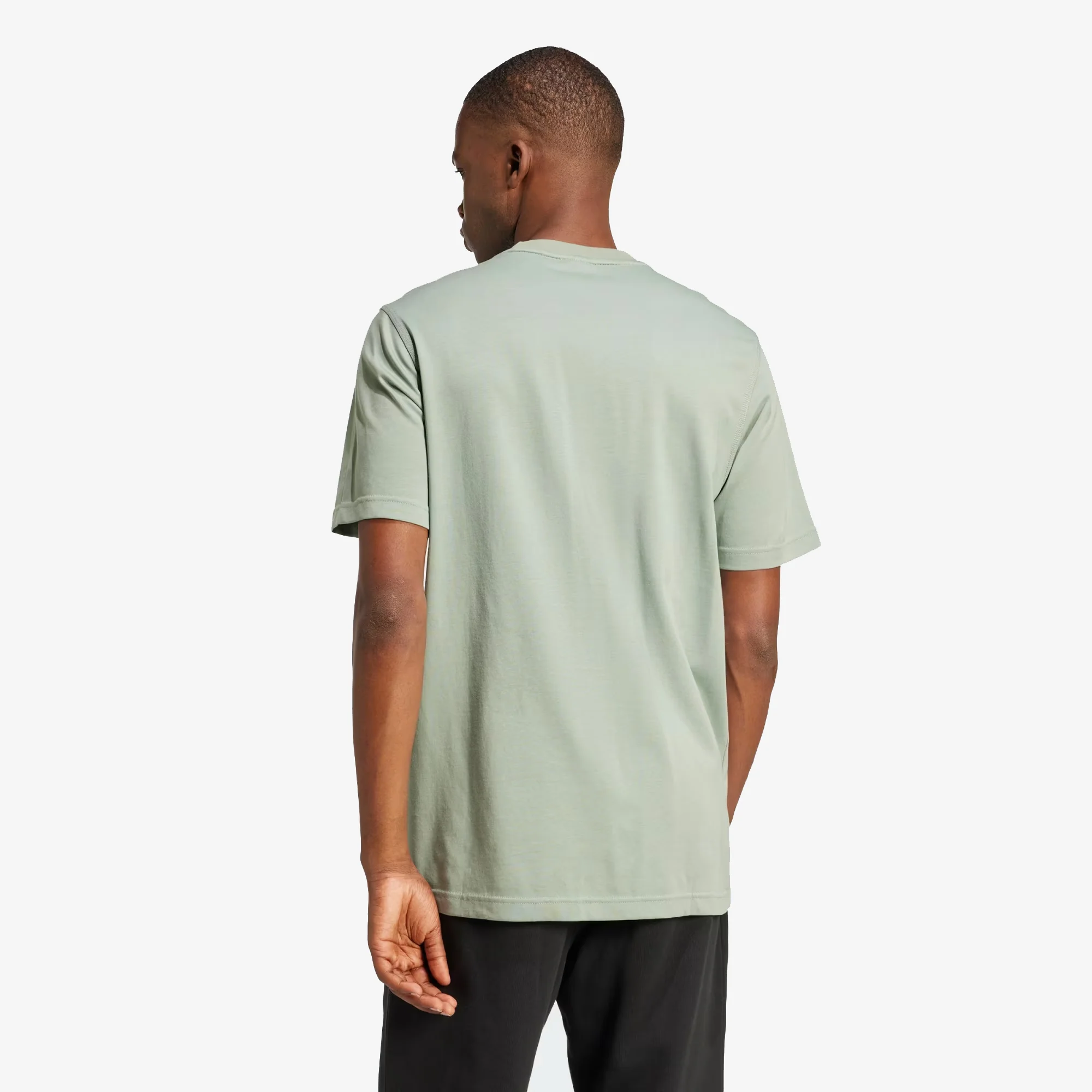 Adidas Originals | TREFOIL ESSENTIALS TEE { SILVER GREEN - Image 2