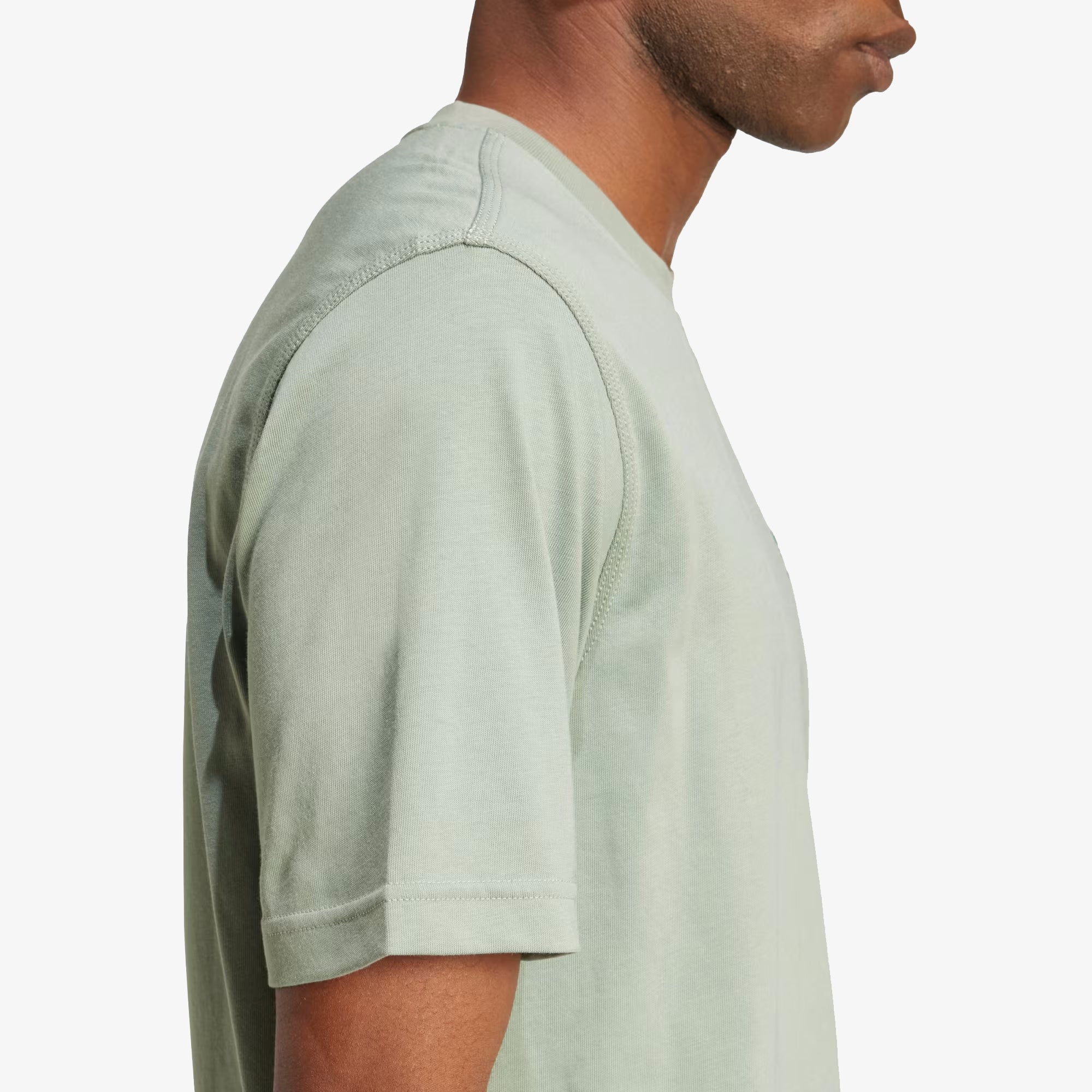 Adidas Originals | TREFOIL ESSENTIALS TEE { SILVER GREEN - Image 3