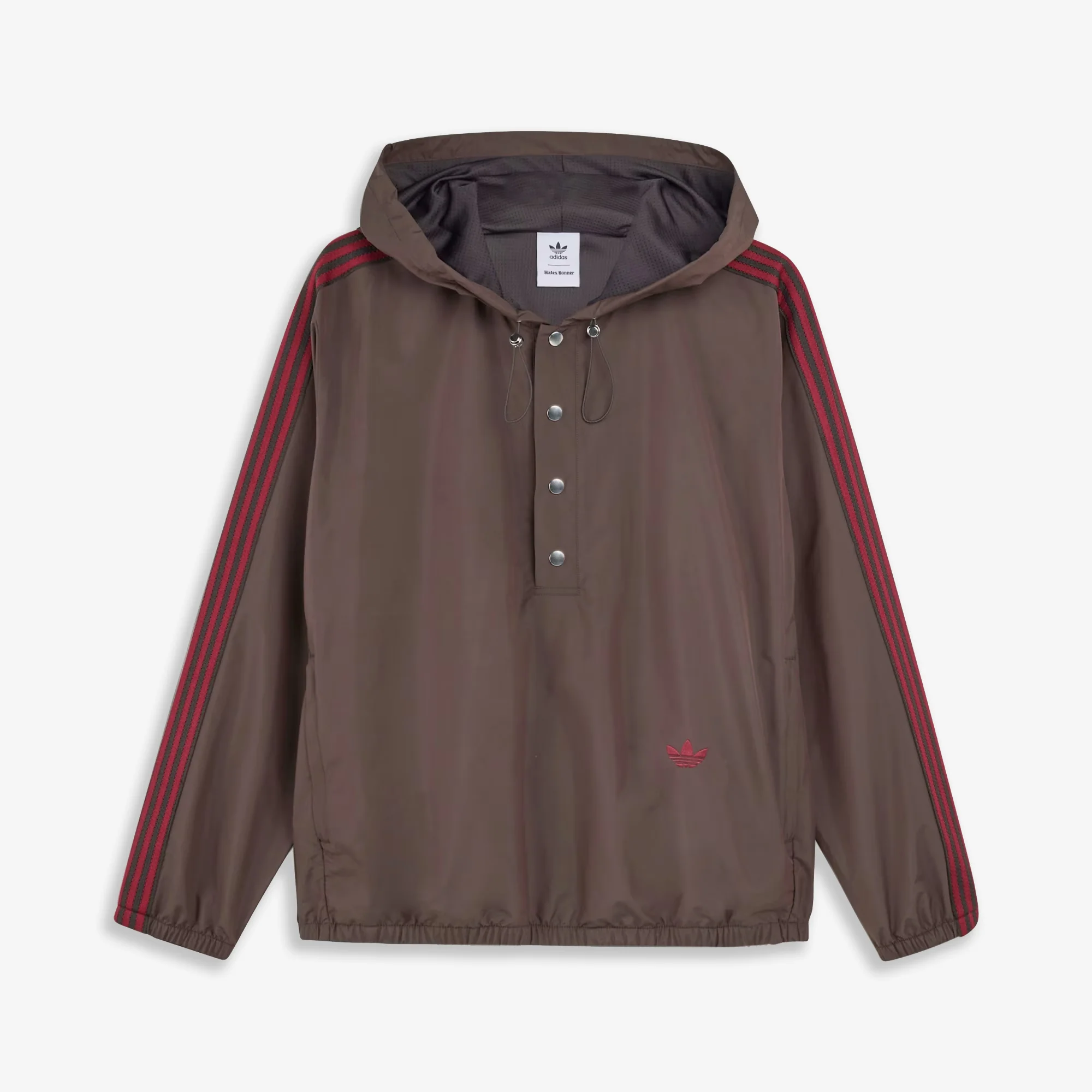 ADIDAS ORIGINALS | WALES BONNER ANORAK { NIGHT BROWN - Image 2