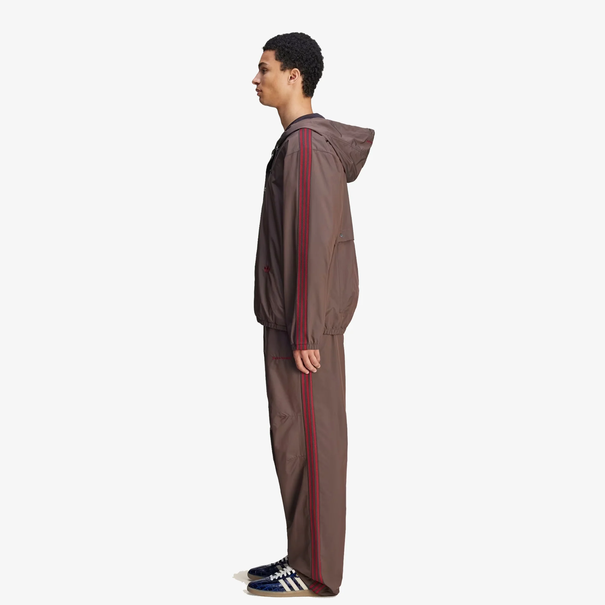 ADIDAS ORIGINALS | WALES BONNER ANORAK { NIGHT BROWN - Image 5
