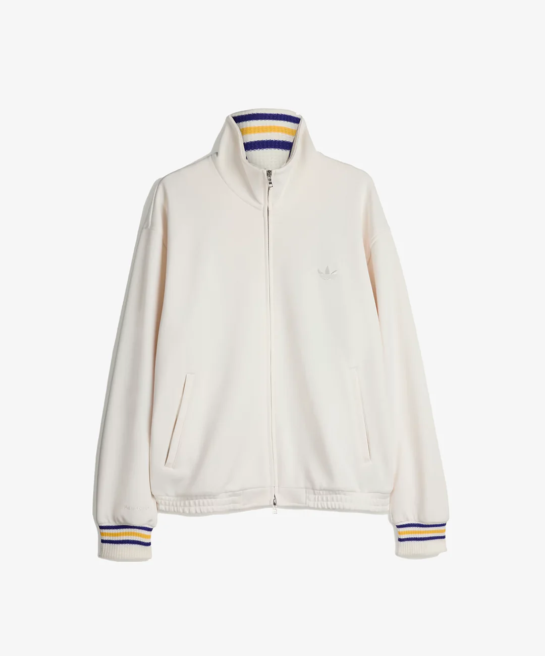ADIDAS ORIGINALS | WALES BONNER JABBAR 3-STRIPES TRACK TOP { CHALK WHITE - Image 2