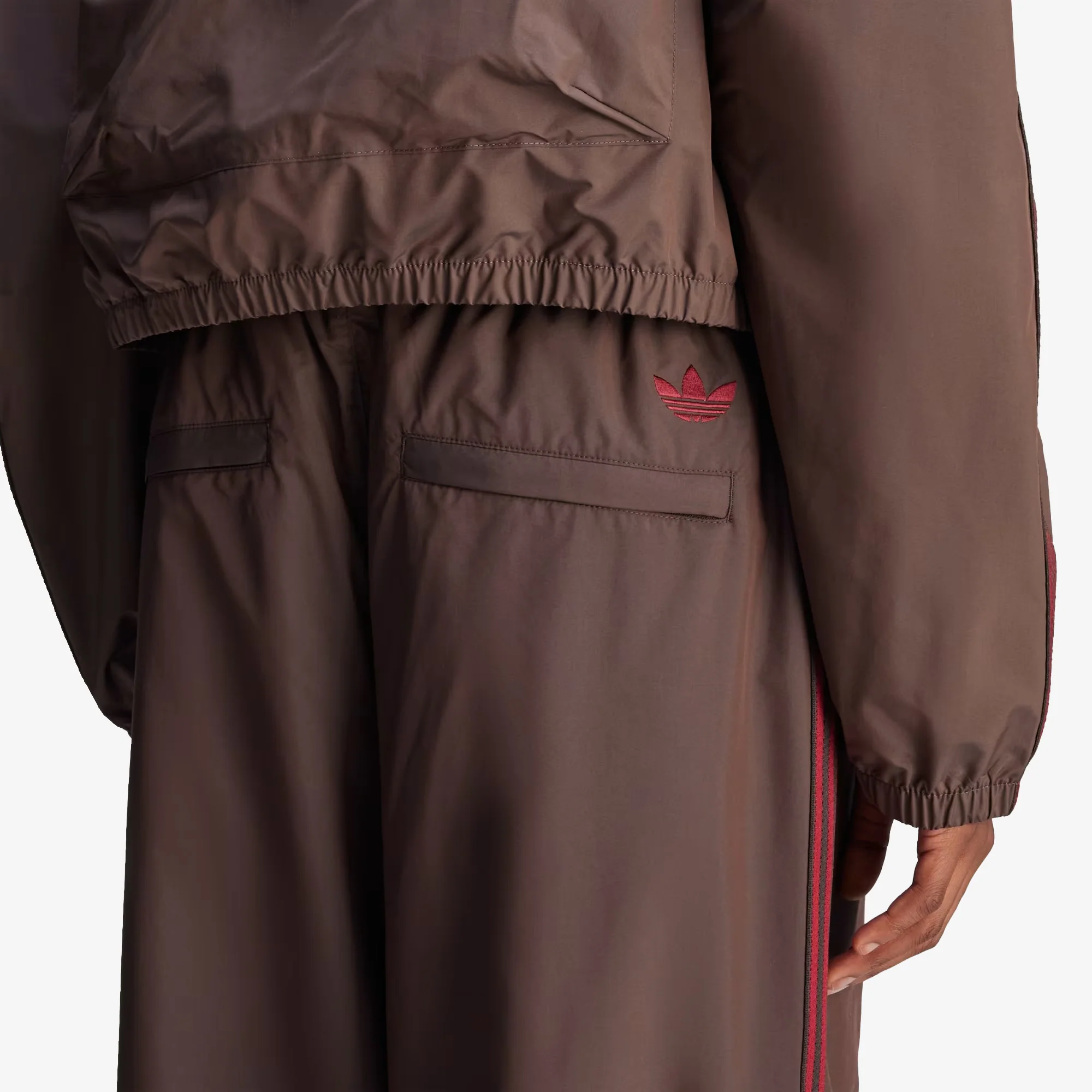 Adidas Originals | WALES BONNER NYLON TRACK PANTS { NIGHT BROWN - Image 6
