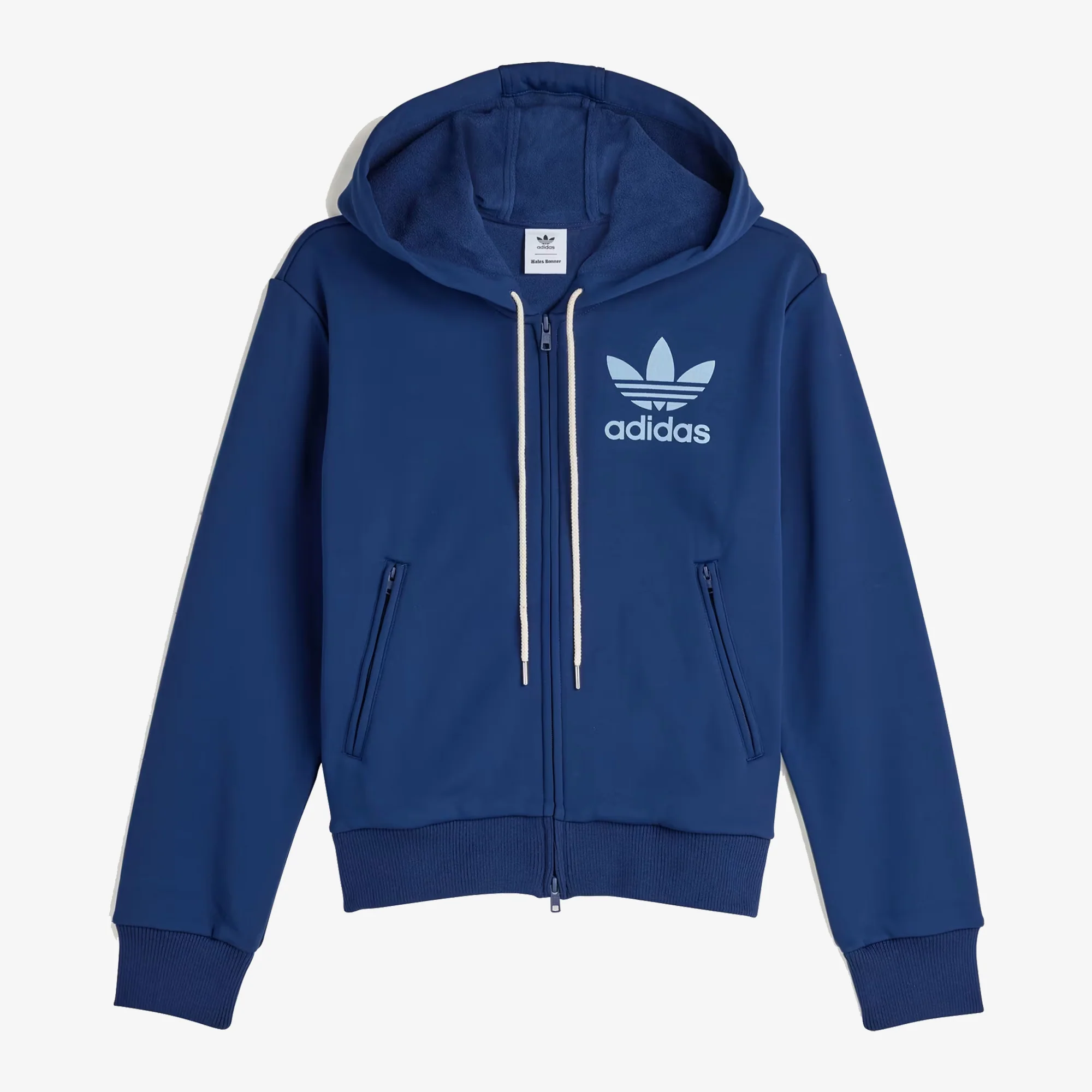 ADIDAS ORIGINALS | WALES BONNER TRACK HOODIE { COLLEGIATE NAVY - Image 2