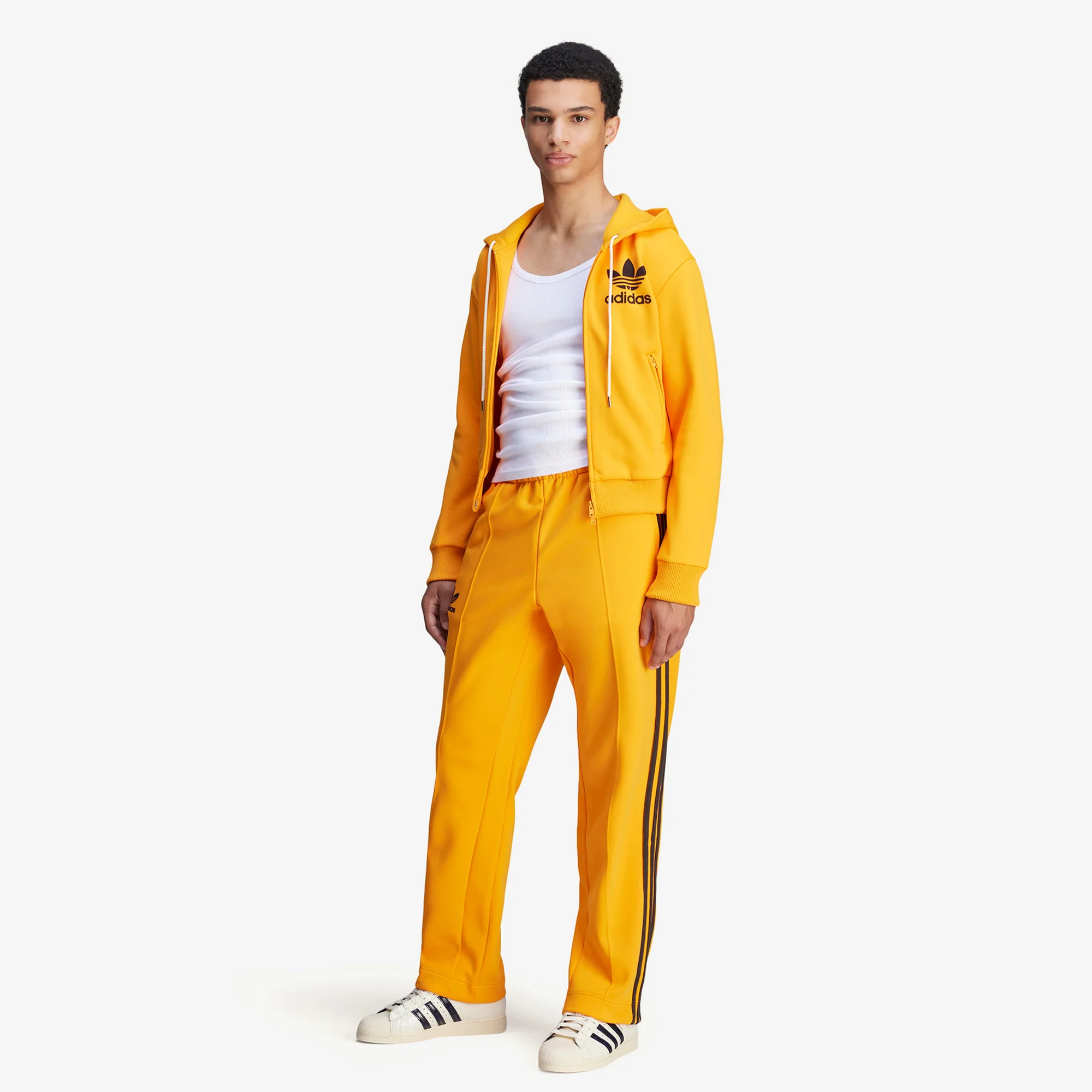 ADIDAS ORIGINALS | WALES BONNER TRACK HOODIE { EQT ORANGE - Image 6