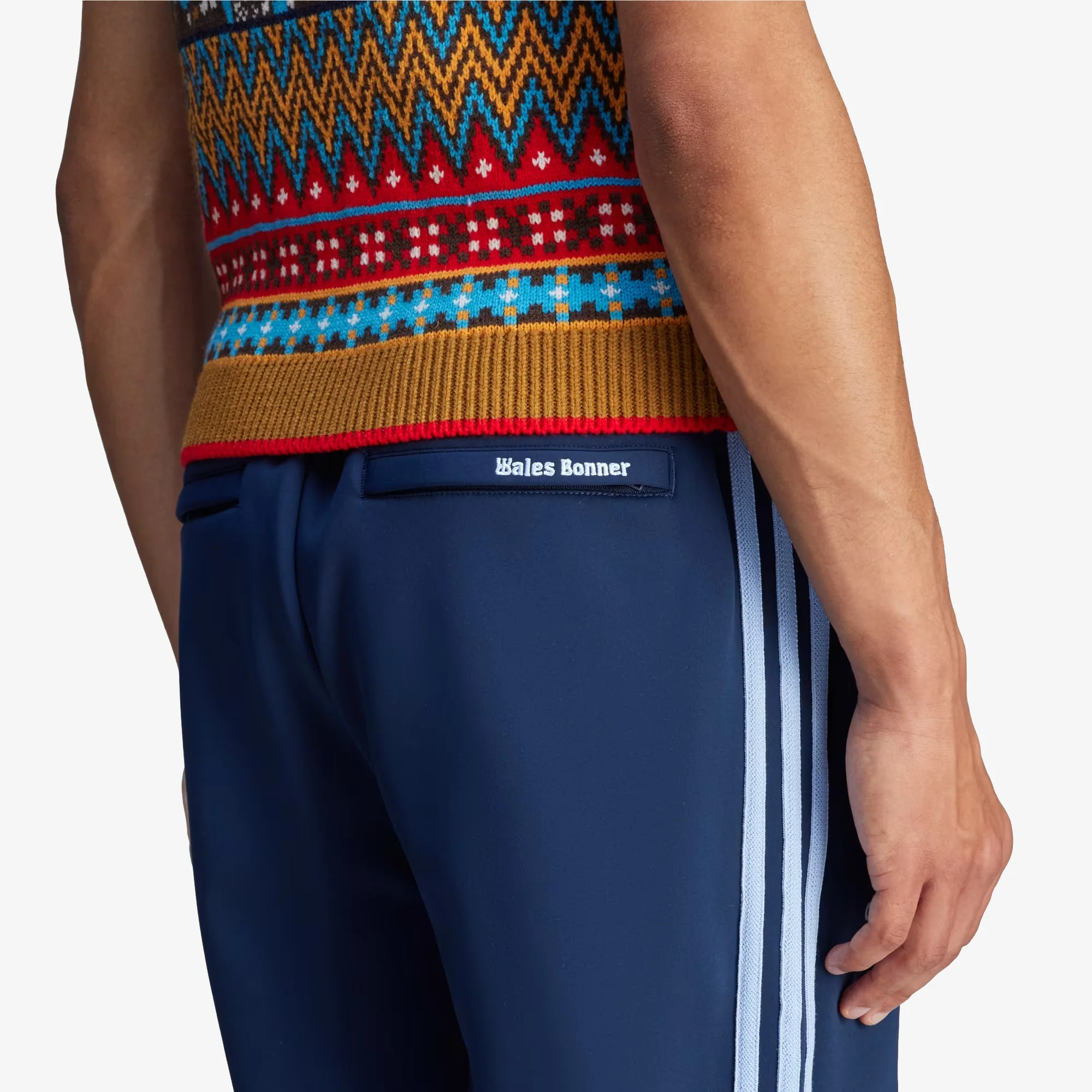 Adidas Originals | WALES BONNER TRACK PANTS { NAVY - Image 3