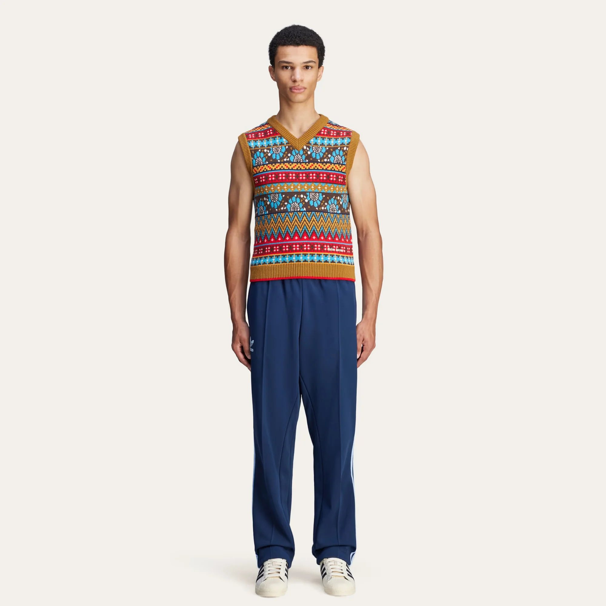 Adidas Originals | WALES BONNER TRACK PANTS { NAVY - Image 5