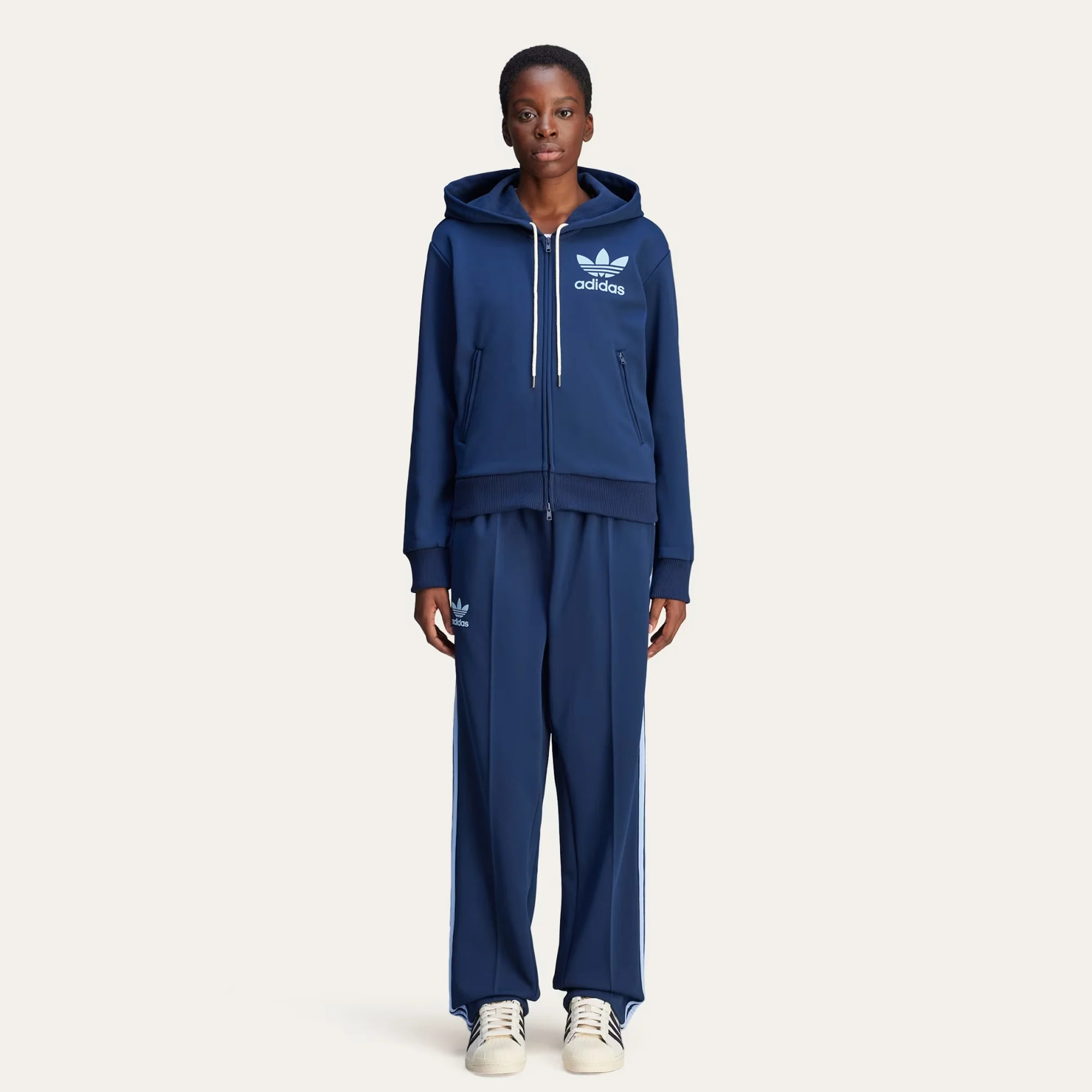 Adidas Originals | WALES BONNER TRACK PANTS { NAVY - Image 7