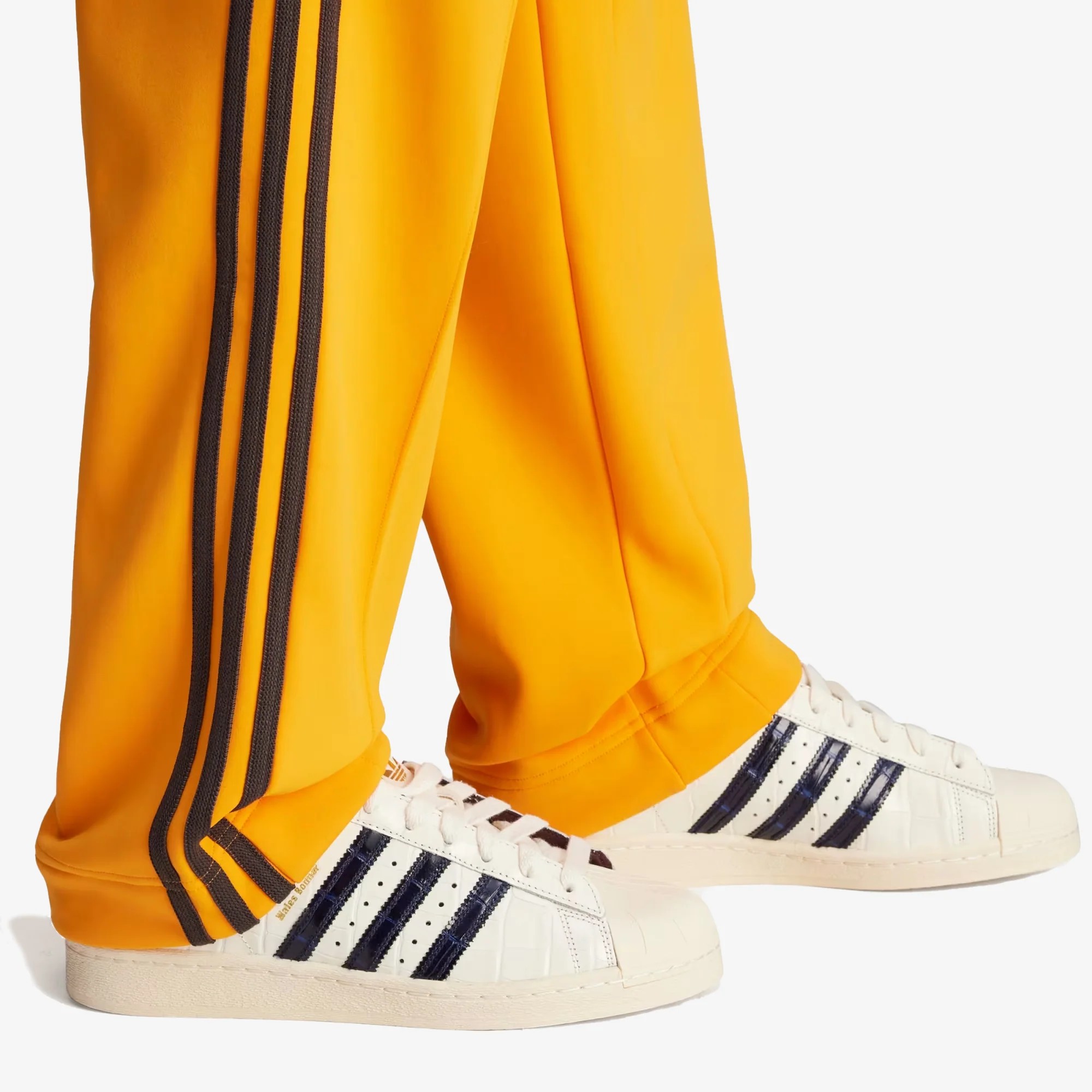 Adidas Originals | WALES BONNER TRACK PANTS { ORANGE - Image 4