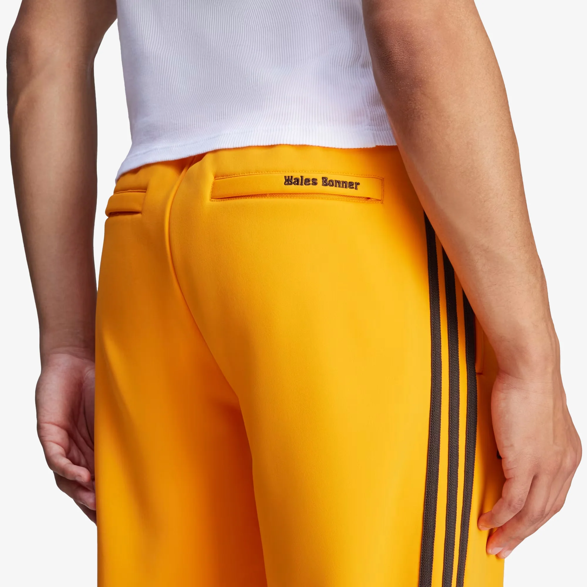 Adidas Originals | WALES BONNER TRACK PANTS { ORANGE - Image 5