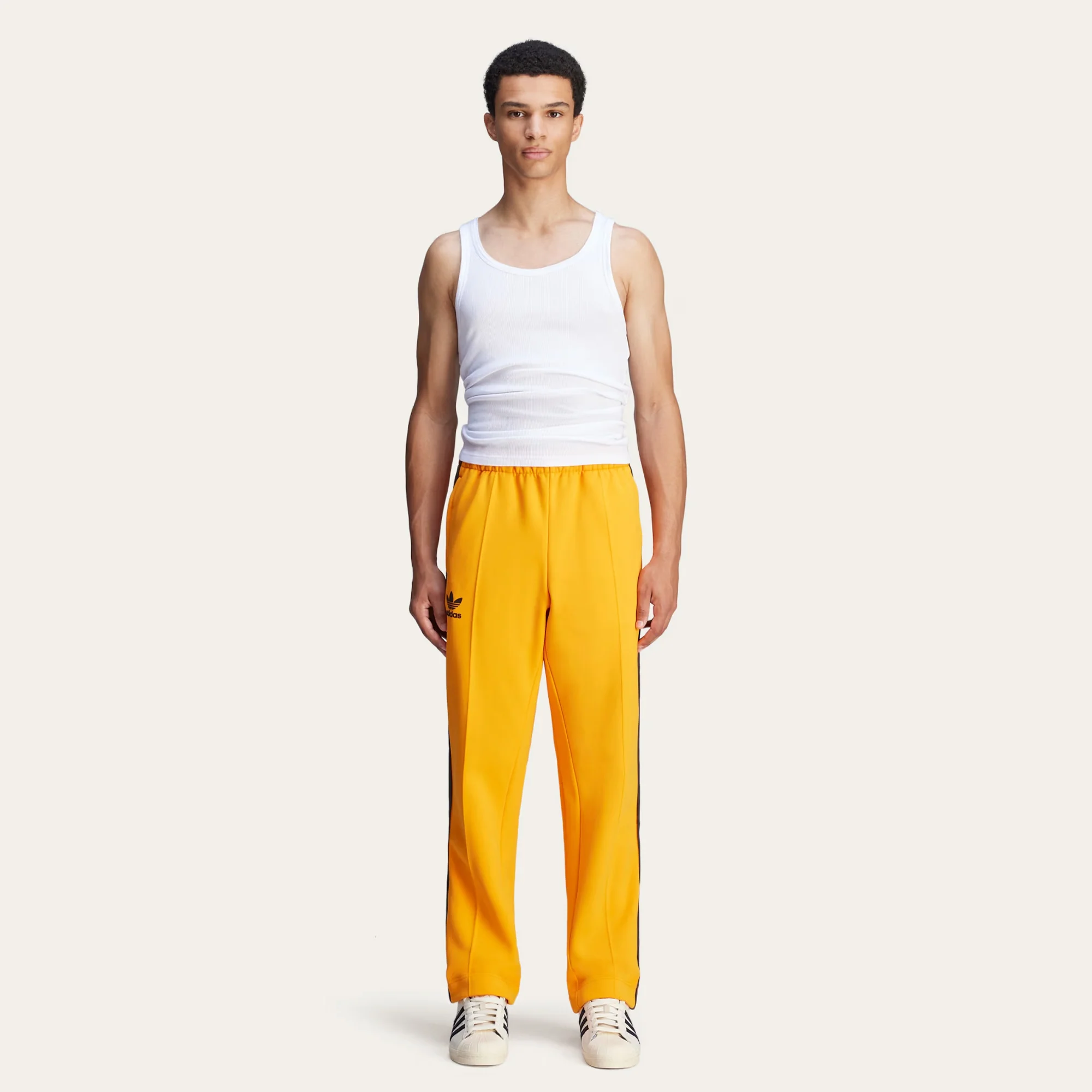 Adidas Originals | WALES BONNER TRACK PANTS { ORANGE - Image 6