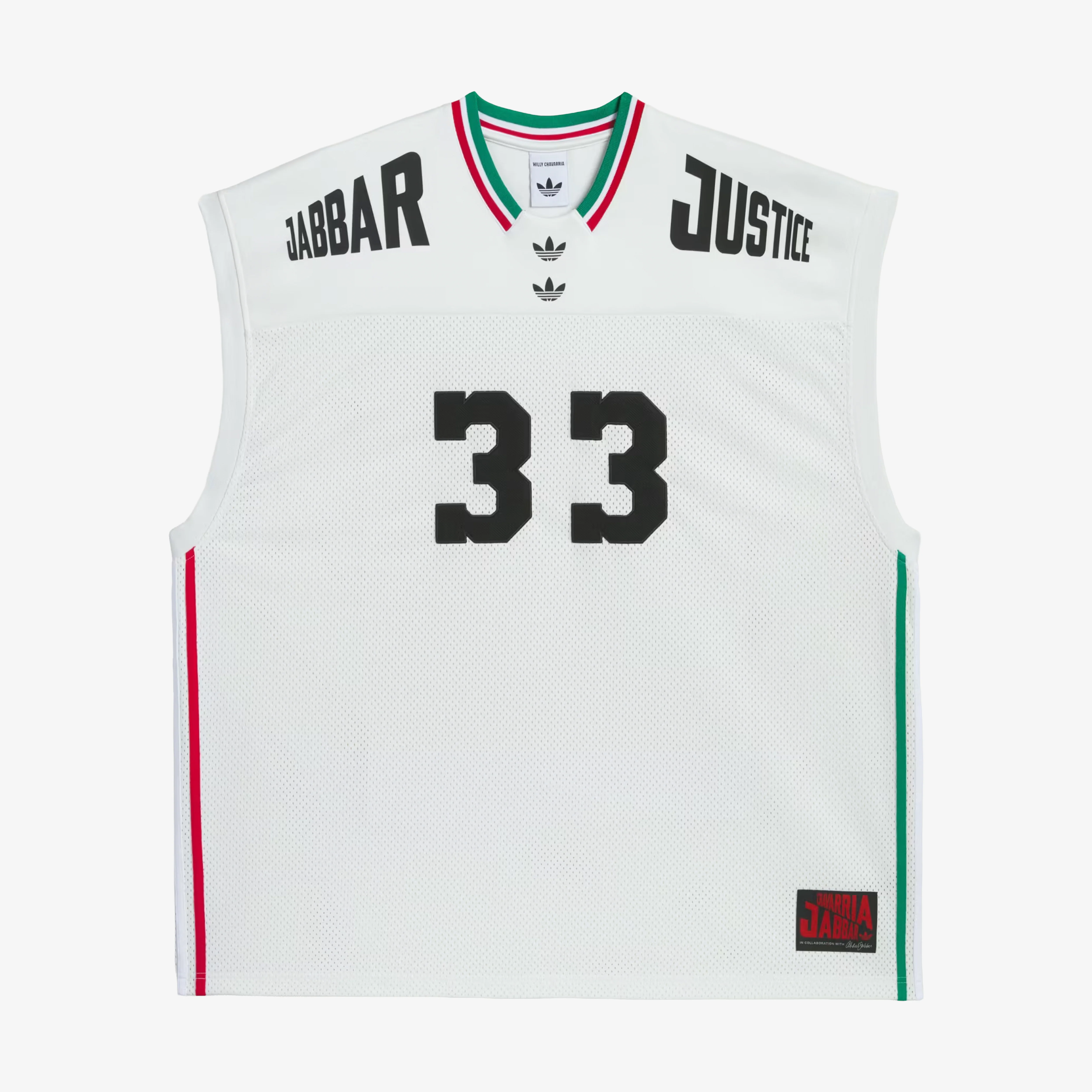 Adidas Originals | WILLY CHAVARRIA BASKETBALL JERSEY { OFF WHITE/BLACK - Image 2