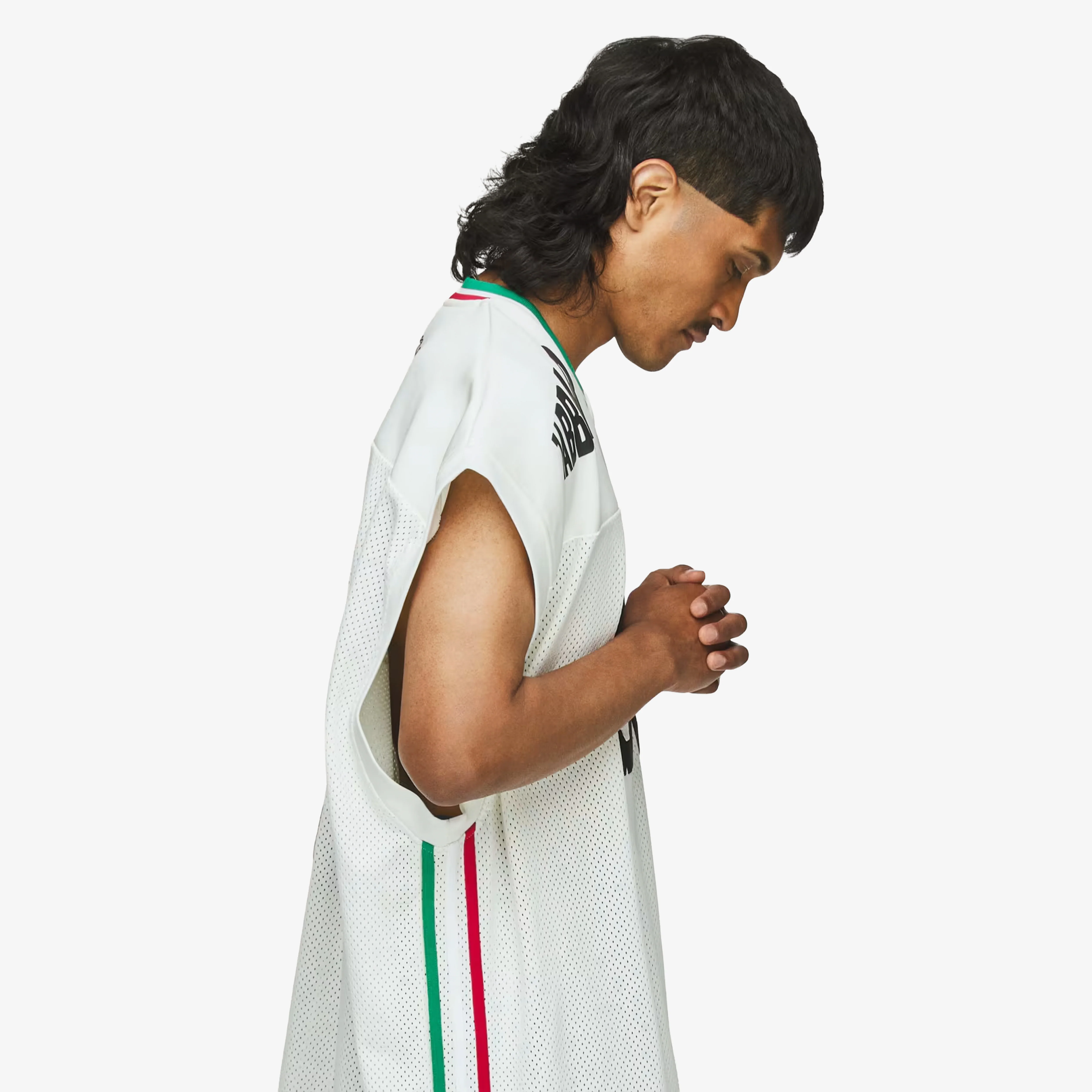 Adidas Originals | WILLY CHAVARRIA BASKETBALL JERSEY { OFF WHITE/BLACK - Image 4