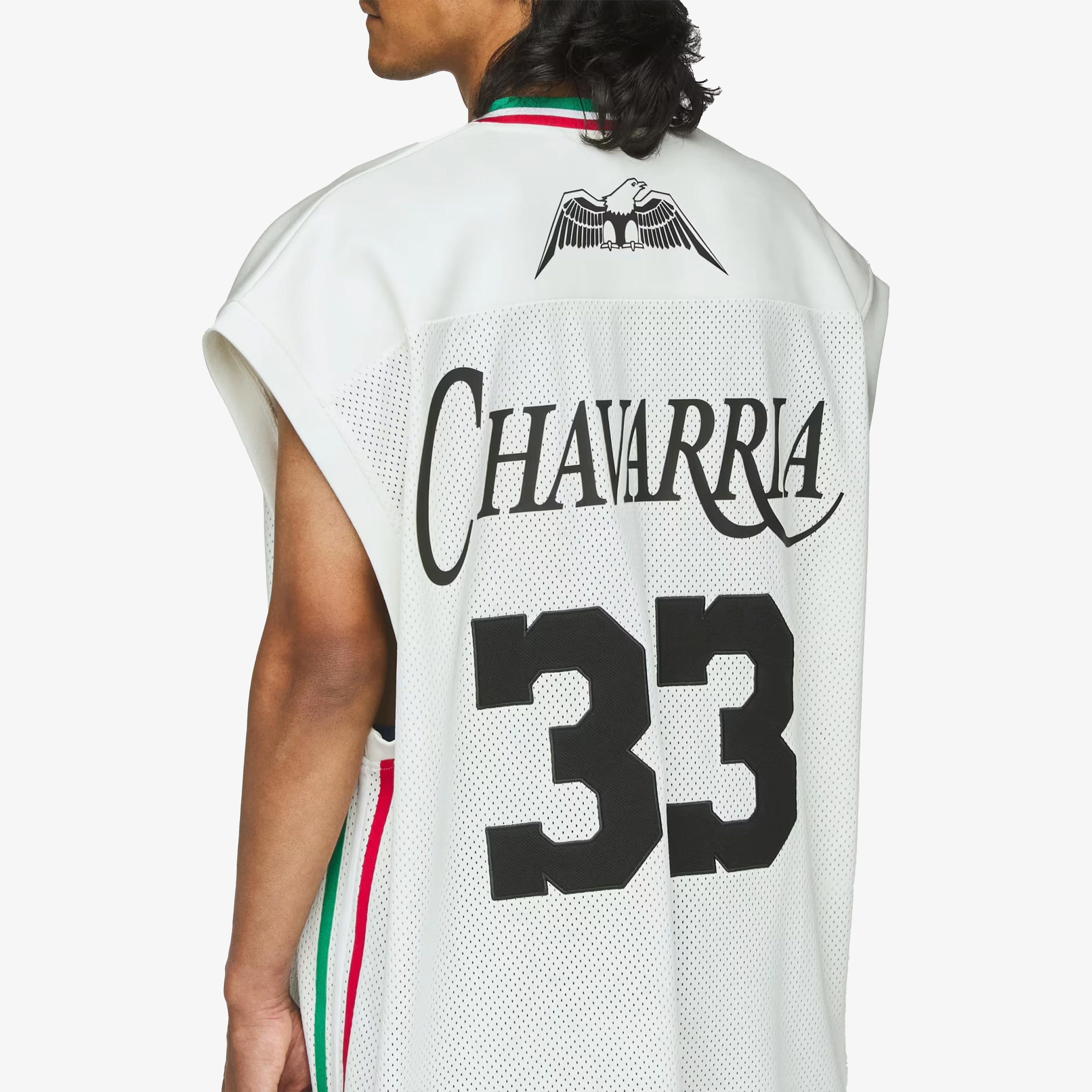 Adidas Originals | WILLY CHAVARRIA BASKETBALL JERSEY { OFF WHITE/BLACK - Image 5