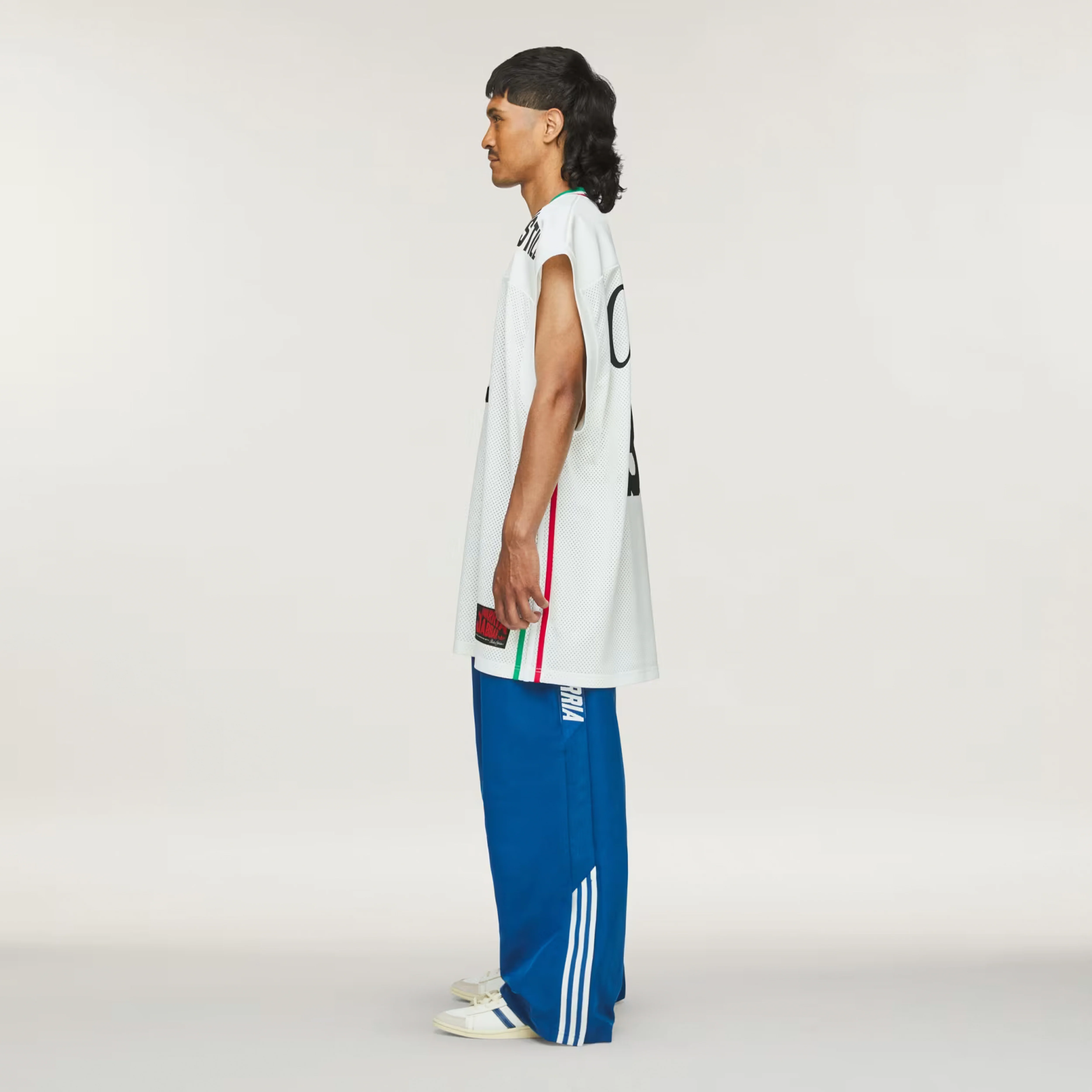 Adidas Originals | WILLY CHAVARRIA BASKETBALL JERSEY { OFF WHITE/BLACK - Image 6
