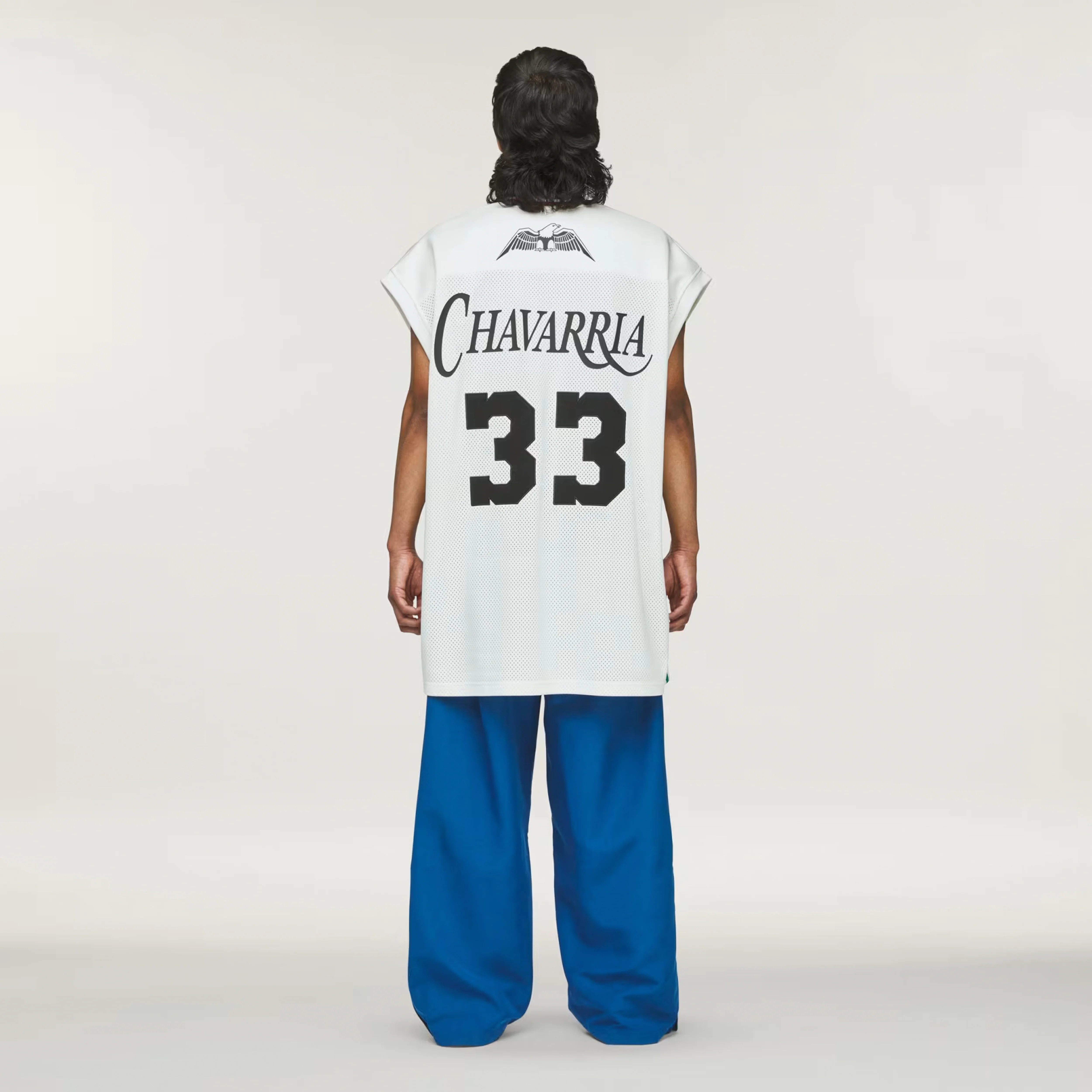 Adidas Originals | WILLY CHAVARRIA BASKETBALL JERSEY { OFF WHITE/BLACK - Image 9
