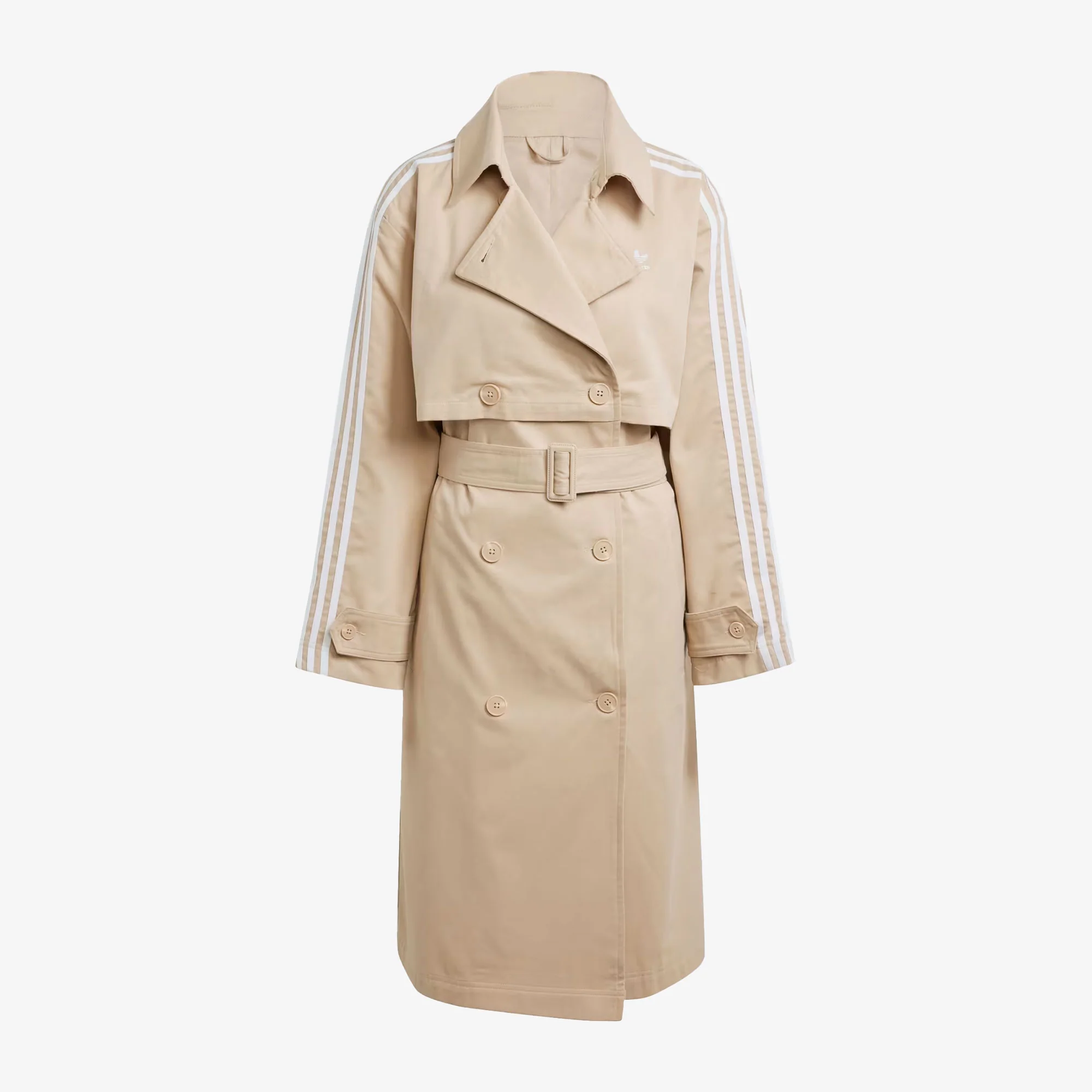 ADIDAS ORIGINALS | ADICOLOR TRENCH COAT TWILL { MAGIC BEIGE - Image 4