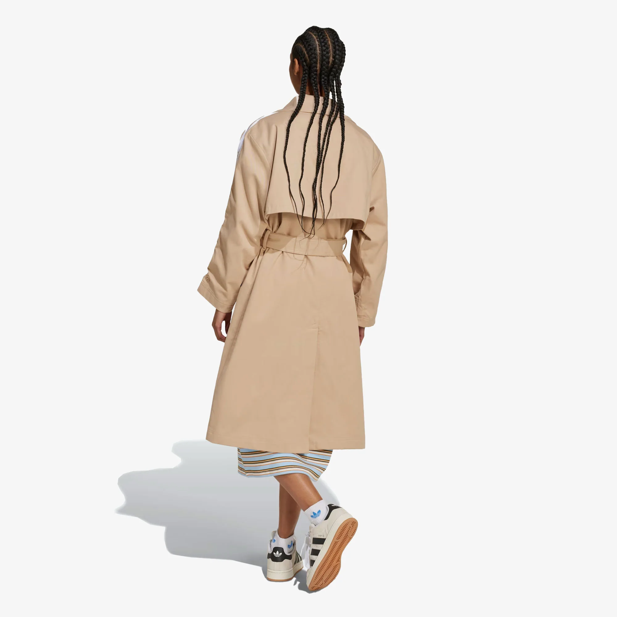 ADIDAS ORIGINALS | ADICOLOR TRENCH COAT TWILL { MAGIC BEIGE - Image 5