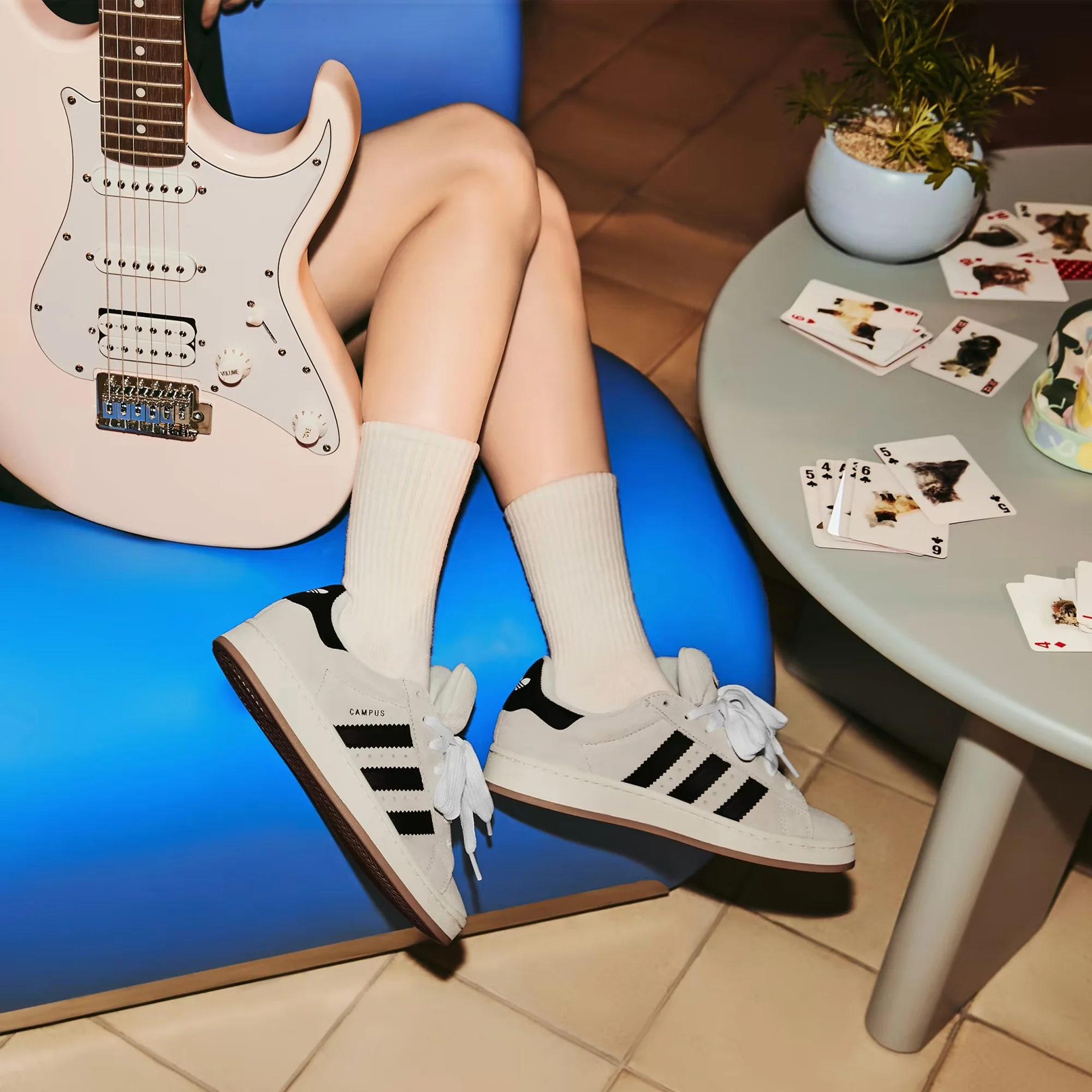 ADIDAS ORIGINALS | CAMPUS 00S { WHITE/CORE BLACK/OFF WHITE - Image 9