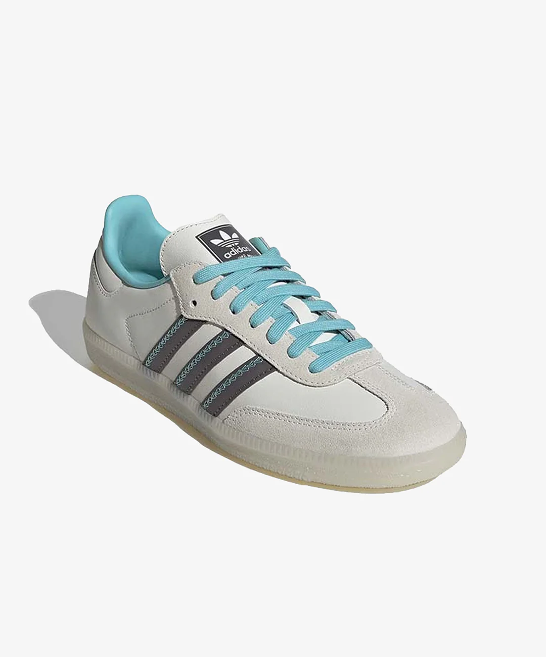 ADIDAS ORIGINALS | SAMBA OG { IVORY/CHARCOAL/EASY MINT - Image 3