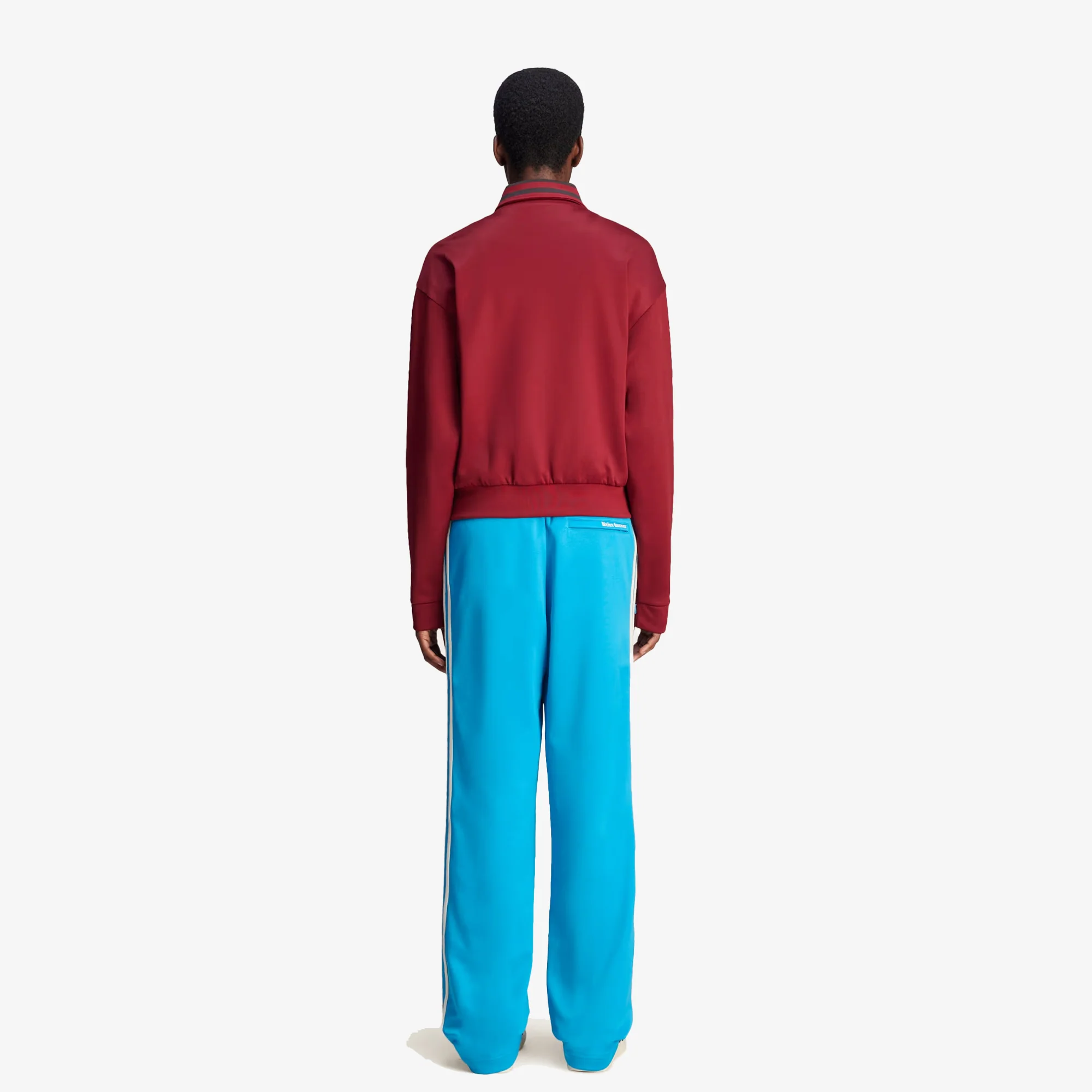 Adidas Originals | WALES BONNER TRACK TOP { BURGUNDY - Image 7