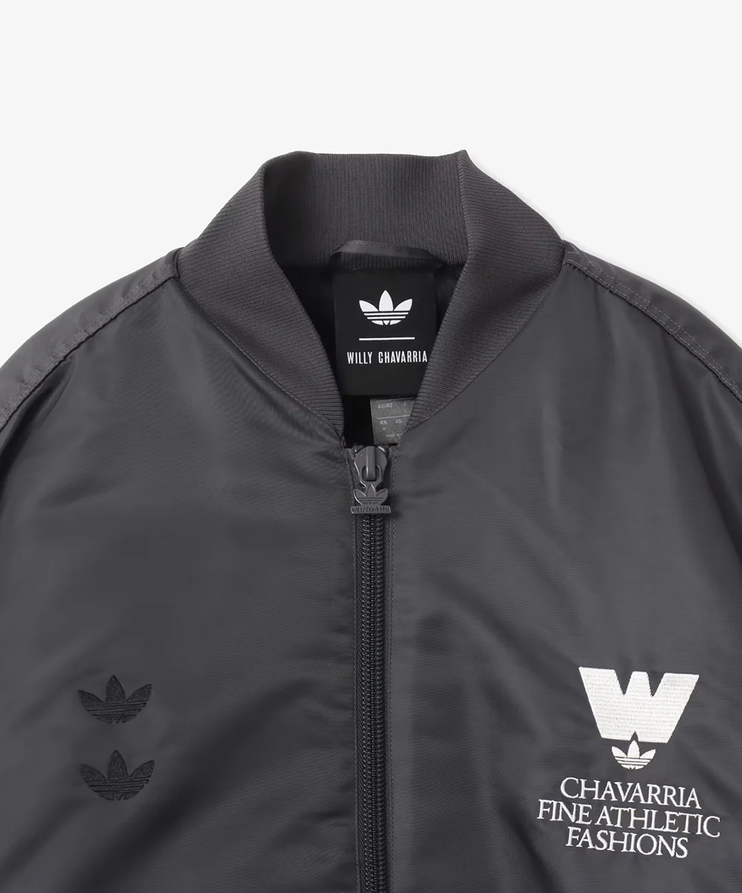 ADIDAS ORIGINALS | x CHAVARRIA BOMBER JACKET { GREY SIX - Image 4