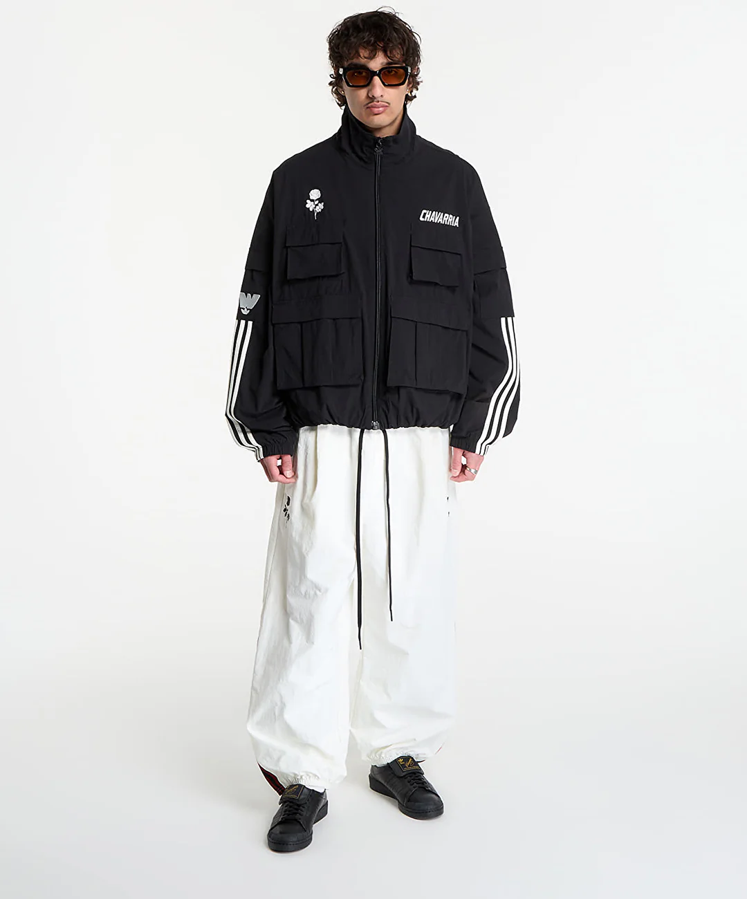 ADIDAS ORIGINALS | x CHAVARRIA CARGO JACKET { BLACK - Image 4