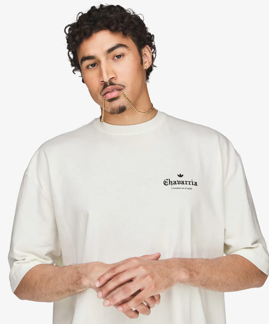 ADIDAS ORIGINALS | x CHAVARRIA GRAPHIC TEE { OFF WHITE