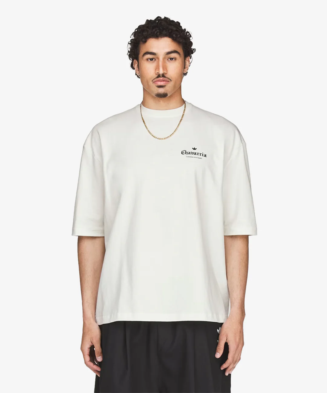 ADIDAS ORIGINALS | x CHAVARRIA GRAPHIC TEE { OFF WHITE - Image 5