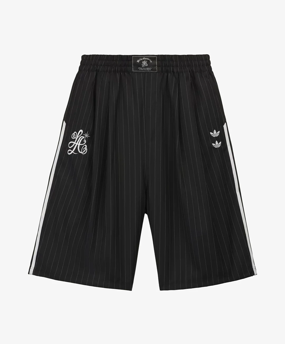 Adidas Originals | x CHAVARRIA PINSTRIPE LONG SHORT { BLACK/WHITE