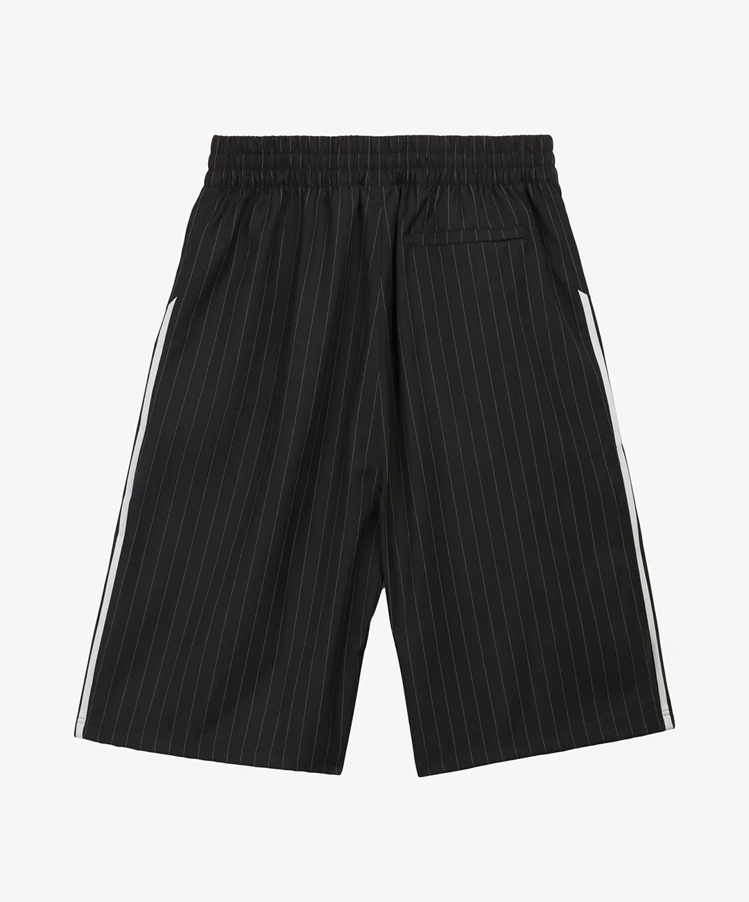 Adidas Originals | x CHAVARRIA PINSTRIPE LONG SHORT { BLACK/WHITE - Image 2