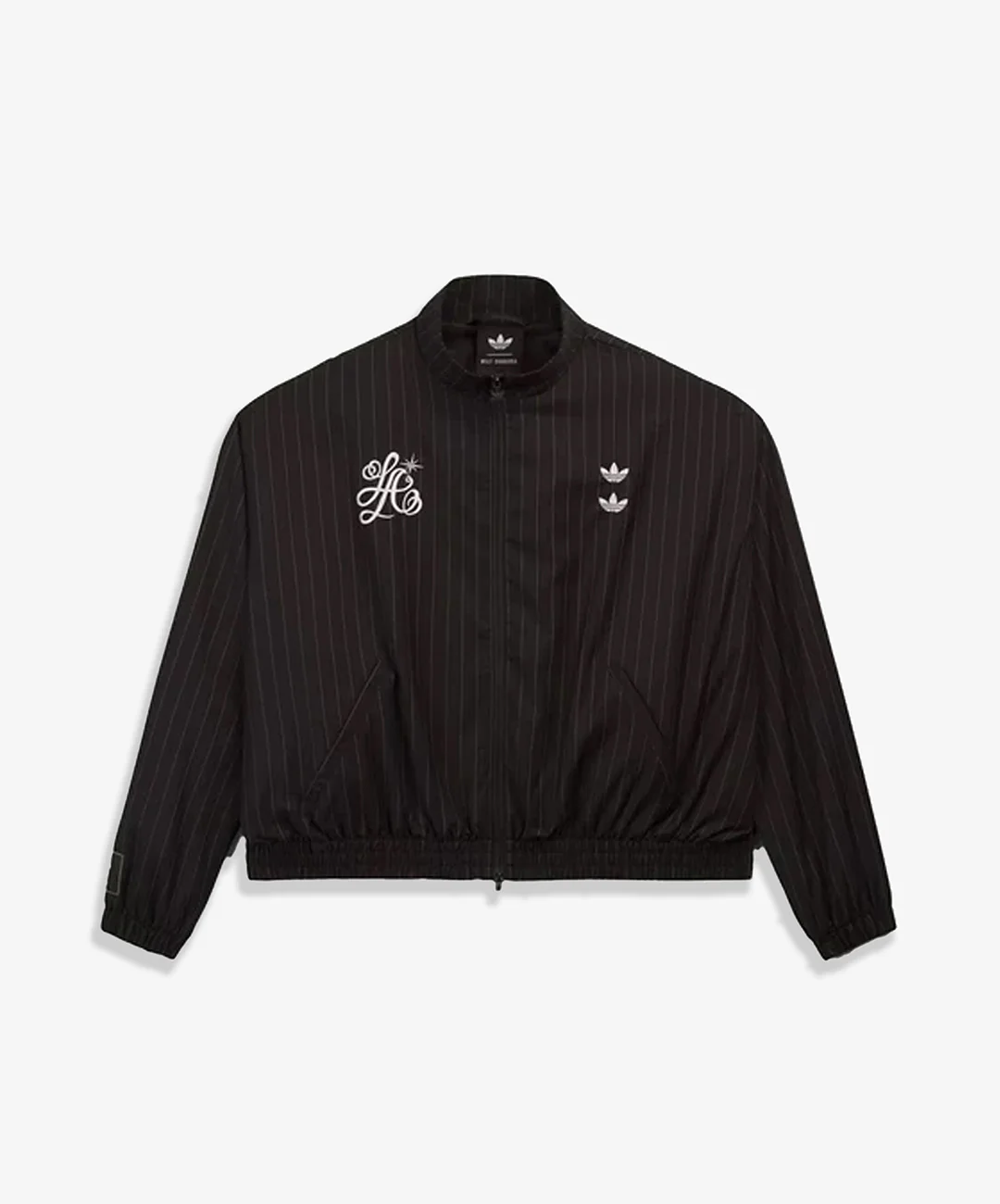 ADIDAS ORIGINALS | x CHAVARRIA PINSTRIPE TRACK JACKET { BLACK/WHITE - Image 2
