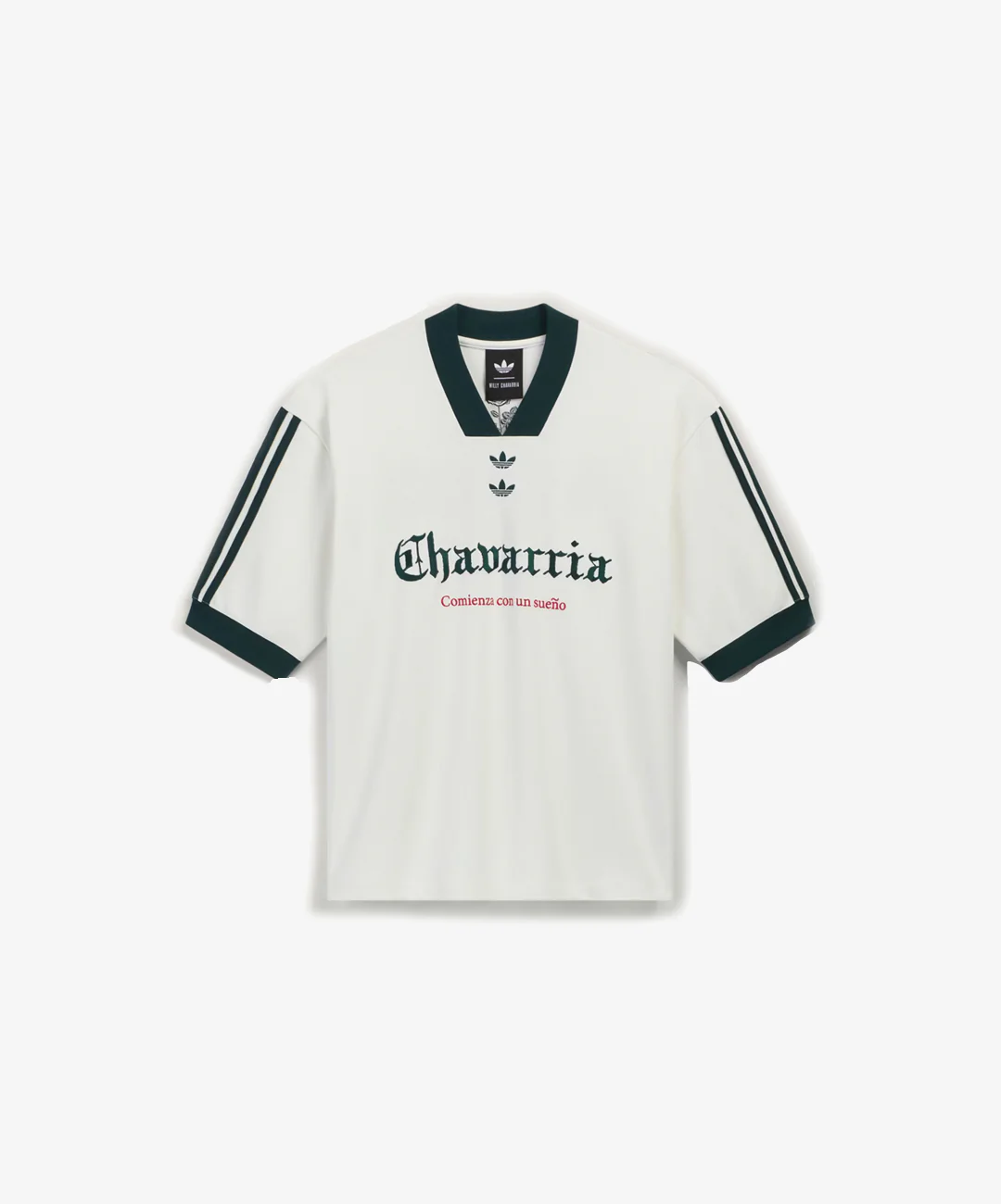ADIDAS ORIGINALS | x CHAVARRIA SOCCER TEE { OFF WHITE - Image 3