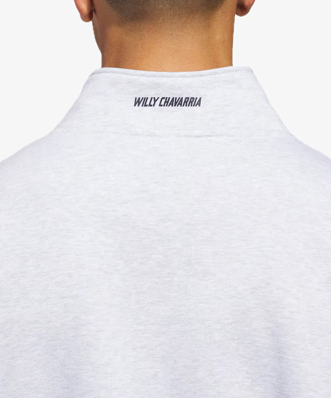ADIDAS ORIGINALS | x CHAVARRIA WATSONVILLE MOCKNECK SWEATER { LIGHT GREY/ LEGEND INK - Image 6