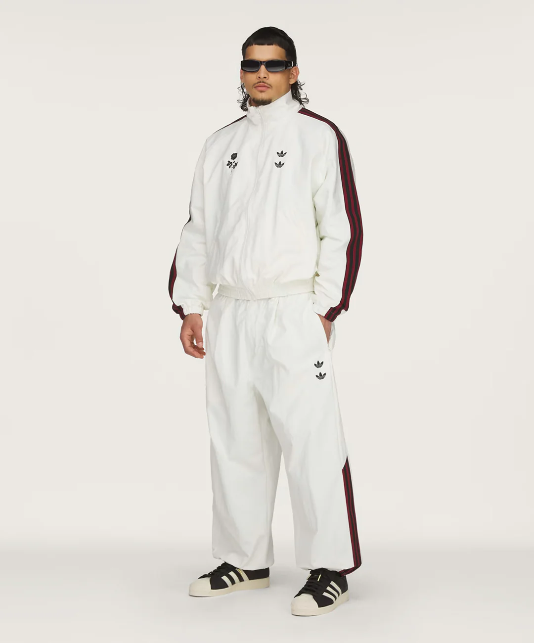 ADIDAS ORIGINALS | x CHAVARRIA WOVEN TRACK JACKET { OFF WHITE - Image 6