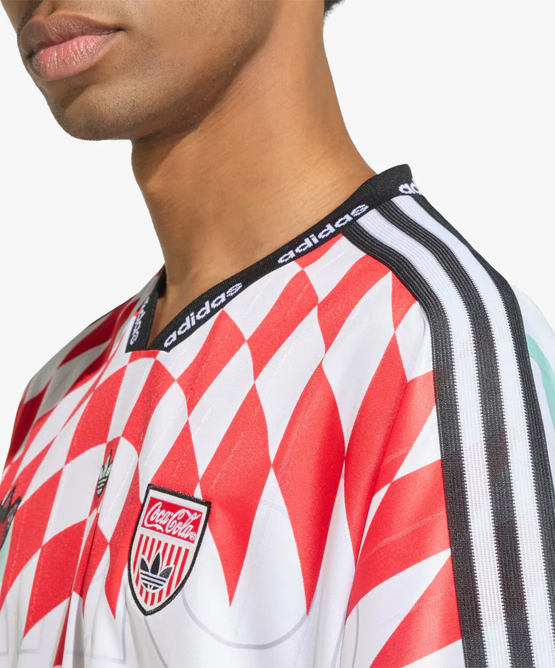 ADIDAS ORIGINALS | X COCA-COLA CLASSIC SPORT MASH-UP JERSEY { WHITE - Image 3