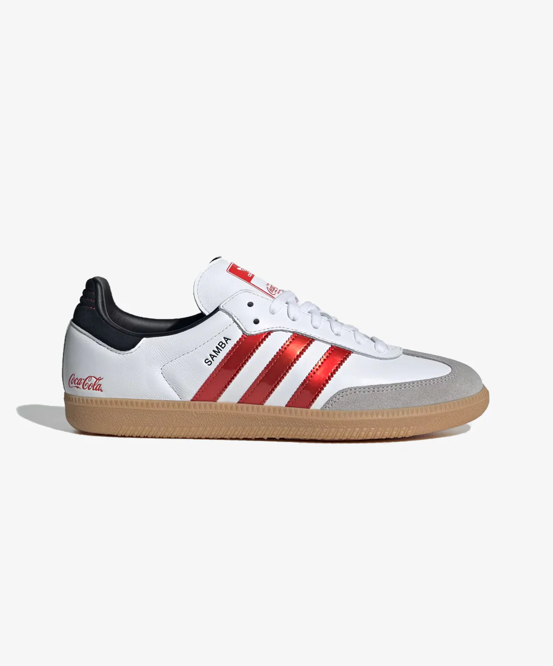 ADIDAS ORIGINALS | X COCA-COLA SAMBA OG { CLOUD WHITE/NONE/GUM