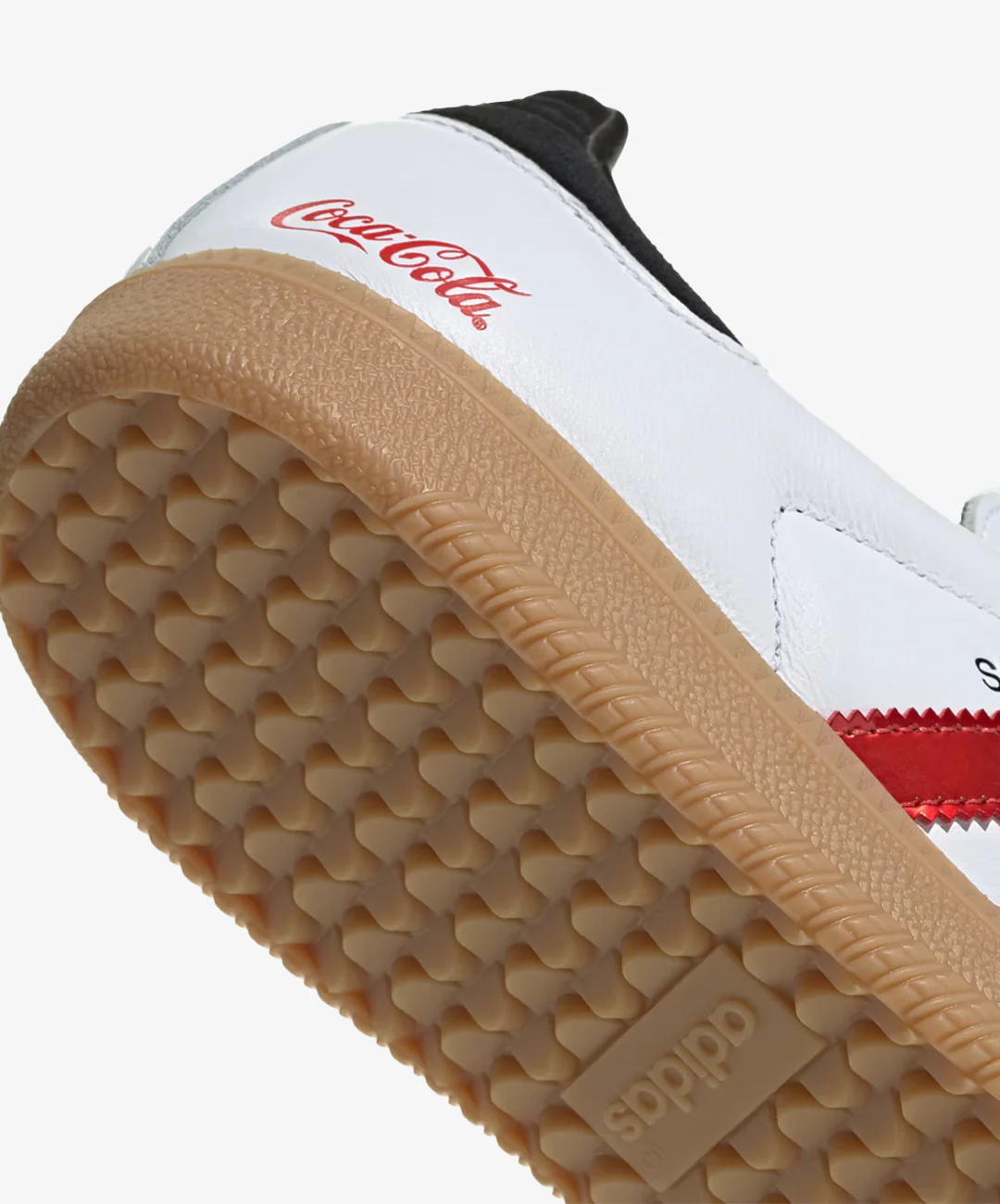ADIDAS ORIGINALS | X COCA-COLA SAMBA OG { CLOUD WHITE/NONE/GUM - Image 6