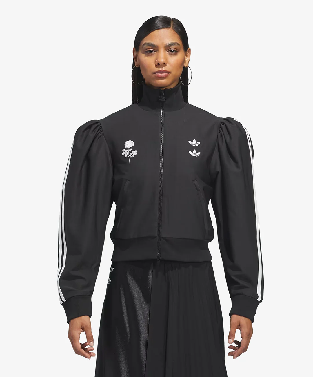 ADIDAS ORIGINALS | x WILLY CHAVARRIA BLOUSE TRACK JACKET { BLACK