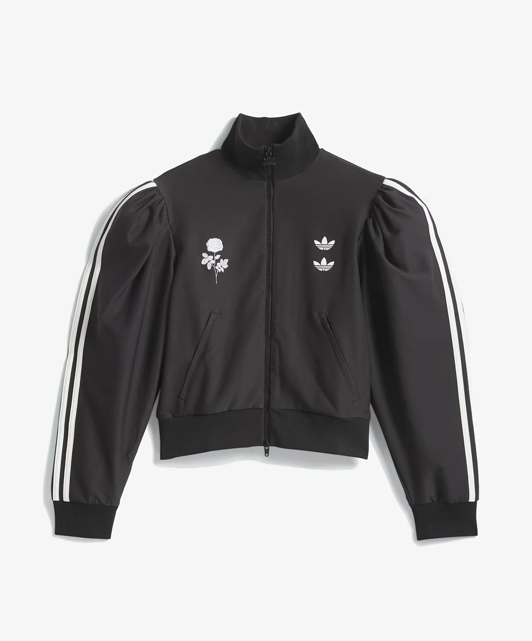ADIDAS ORIGINALS | x WILLY CHAVARRIA BLOUSE TRACK JACKET { BLACK - Image 3