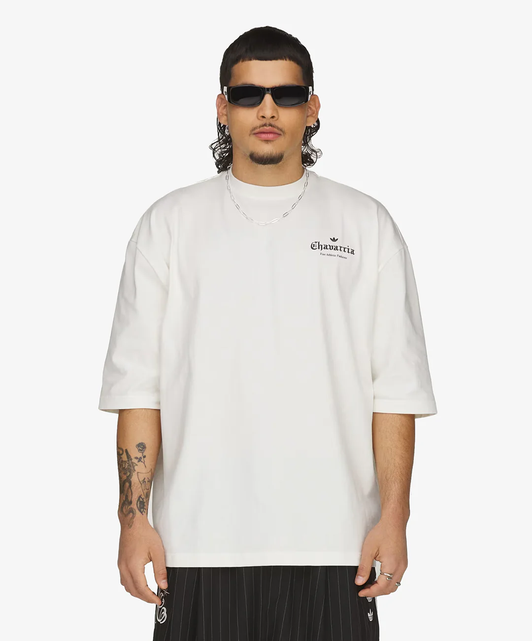 ADIDAS ORIGINALS | x WILLY CHAVARRIA LOGO SS TEE { OFF WHITE - Image 3